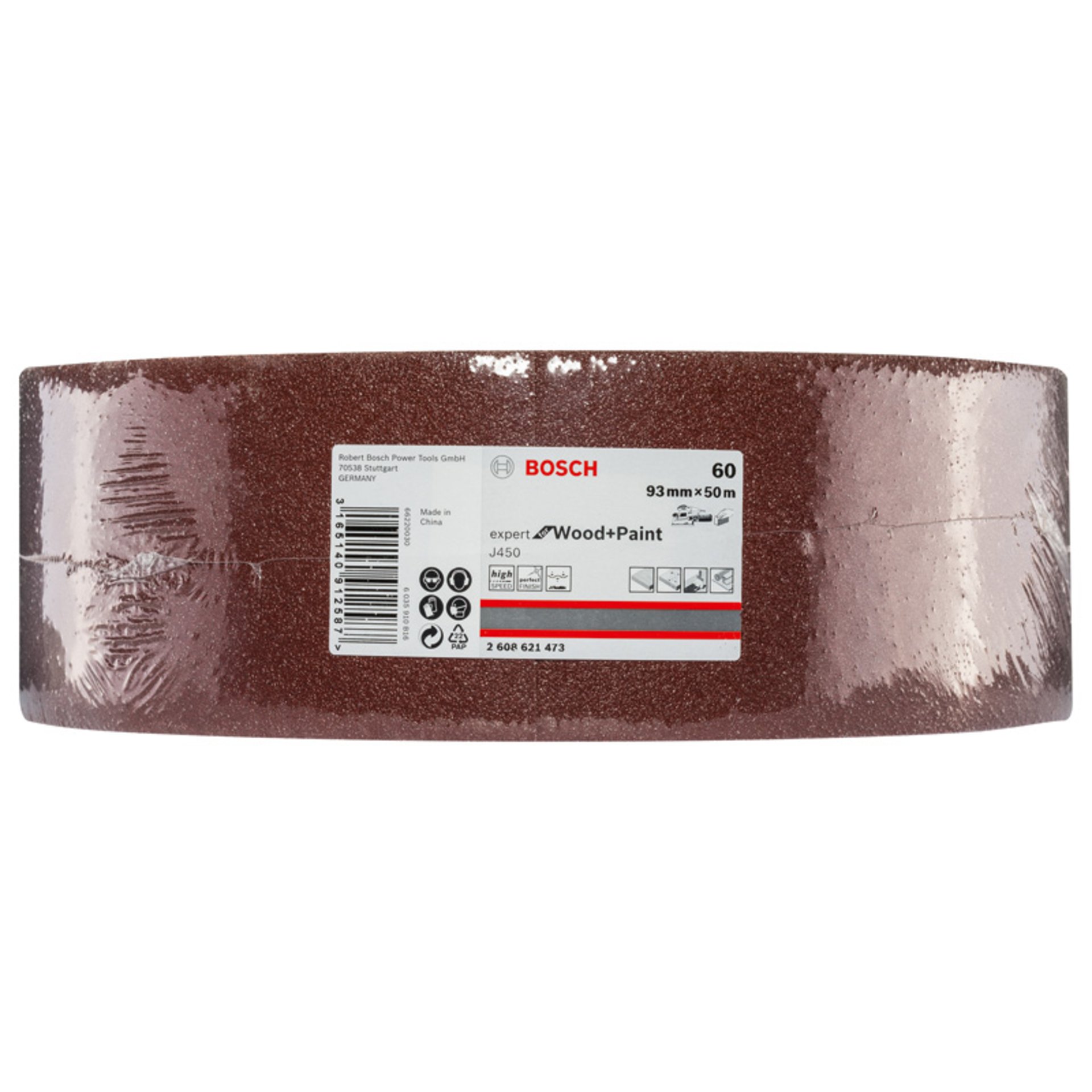 Schleifblatt J450 Expert for Wood and Paint, 93 mm x 50 m, G60