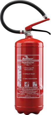 Dauerdruckpulverlöscher PD 12 GA Adler 12 kg