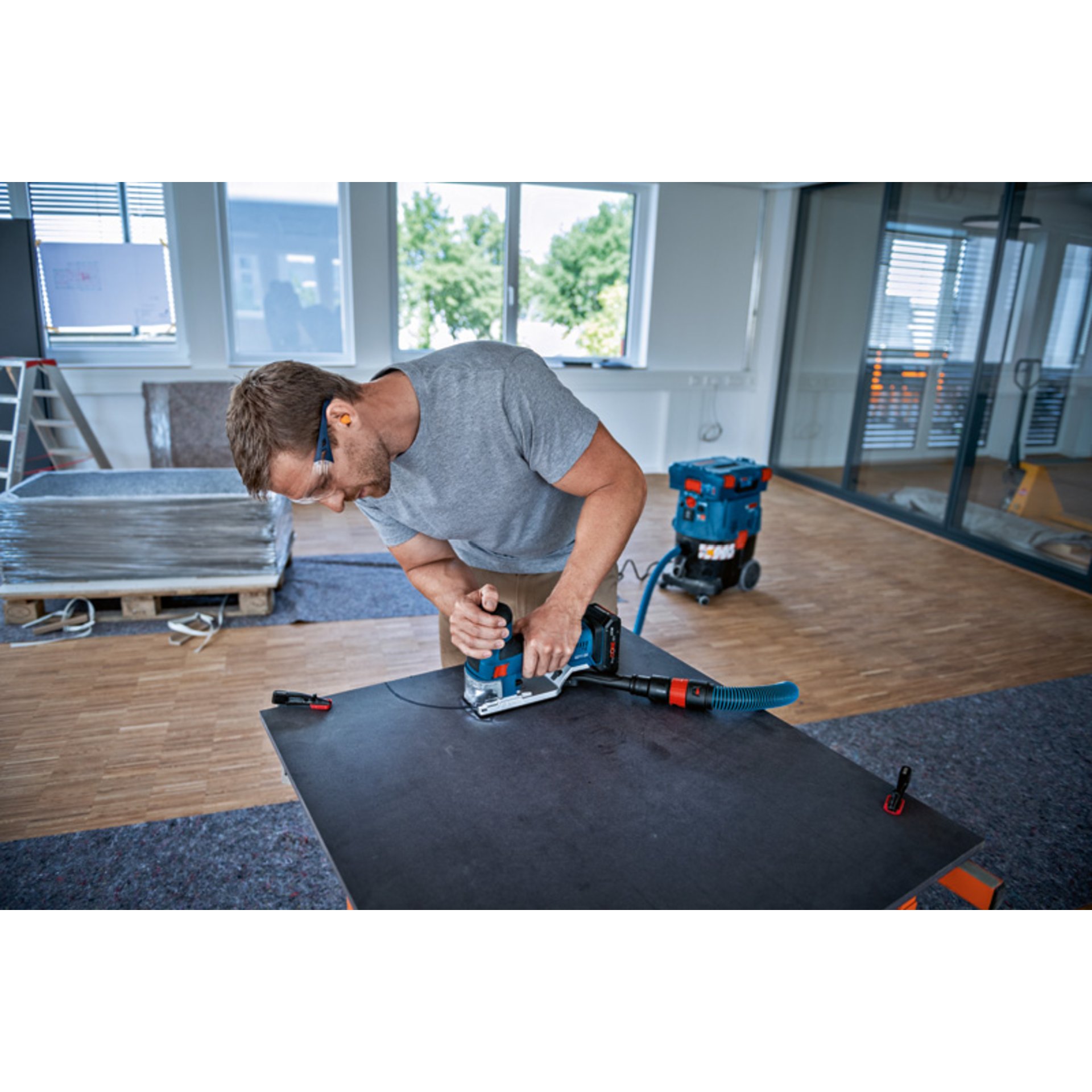 Akku-Stichsäge GST 18V-155 SC, 2 x Akku ProCORE18V 4.0Ah in L-BOXX