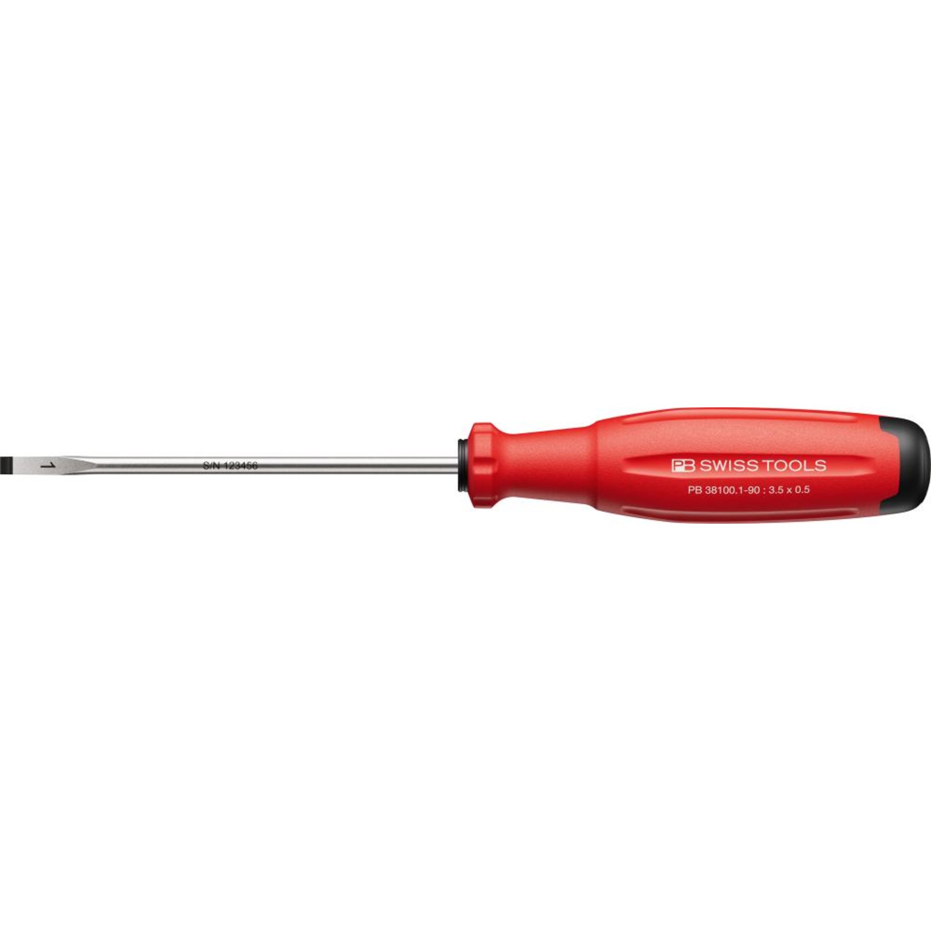 Schraubendreher Schlitz 3,5x0,5x 90mm SwissGrip EVO PB Swiss
