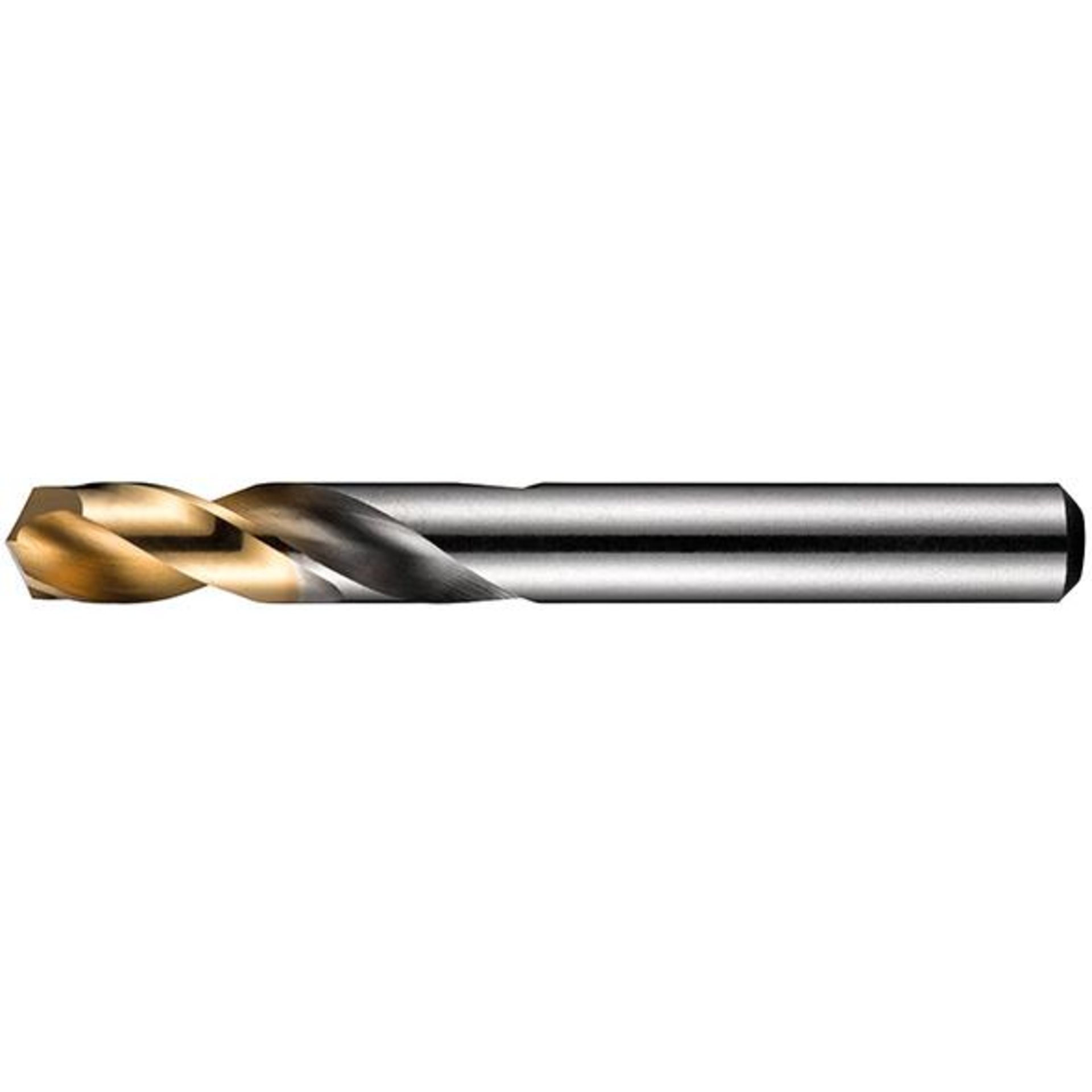 Kurzbohrer HSS DIN1897N 3,7mm 135G Typ N 2,5xD A0223.7 TiN Tip Dormer