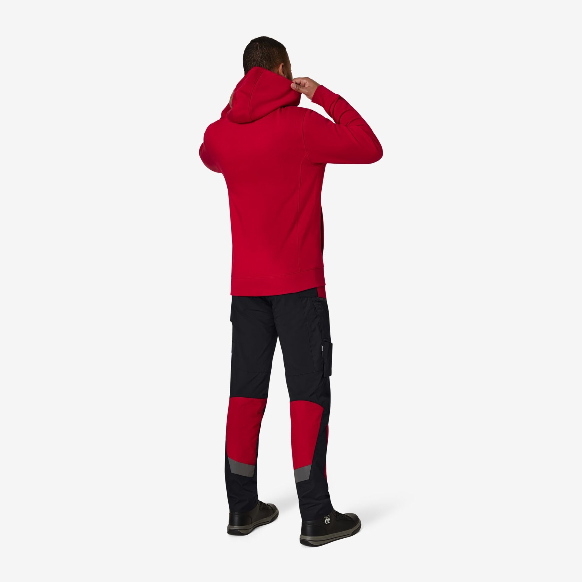 BENNET Hoodie unisex rot XL