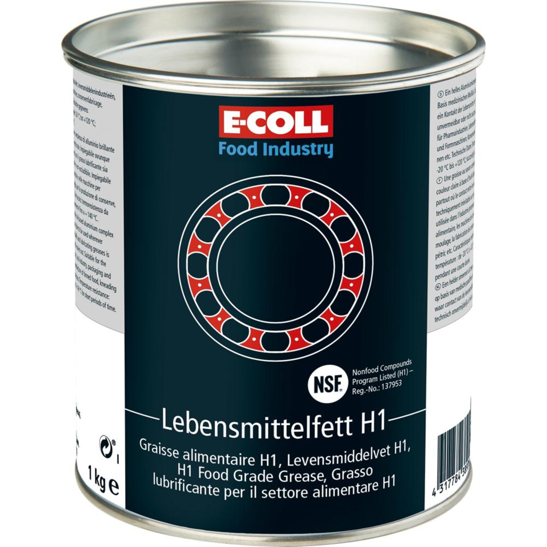 Lebensmittelfett, NSF H1 1kg Dose E-COLL