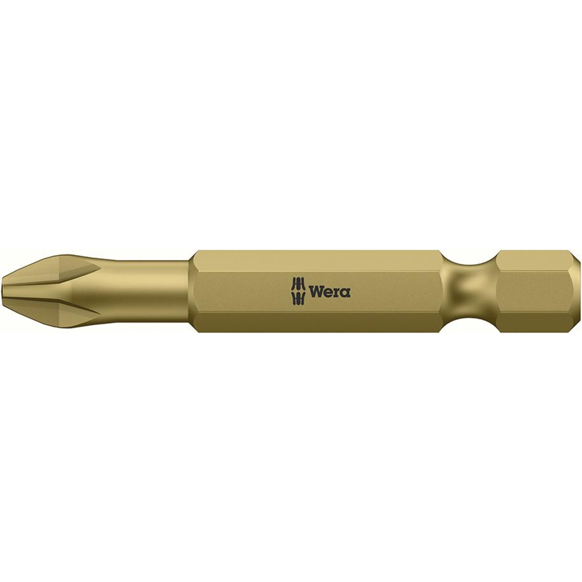 Bit für Kreuzschlitzschrauben PH 1/4" DIN 3126 E 6,3, 50 mm lang, mit Torsionsbereich, extrahart