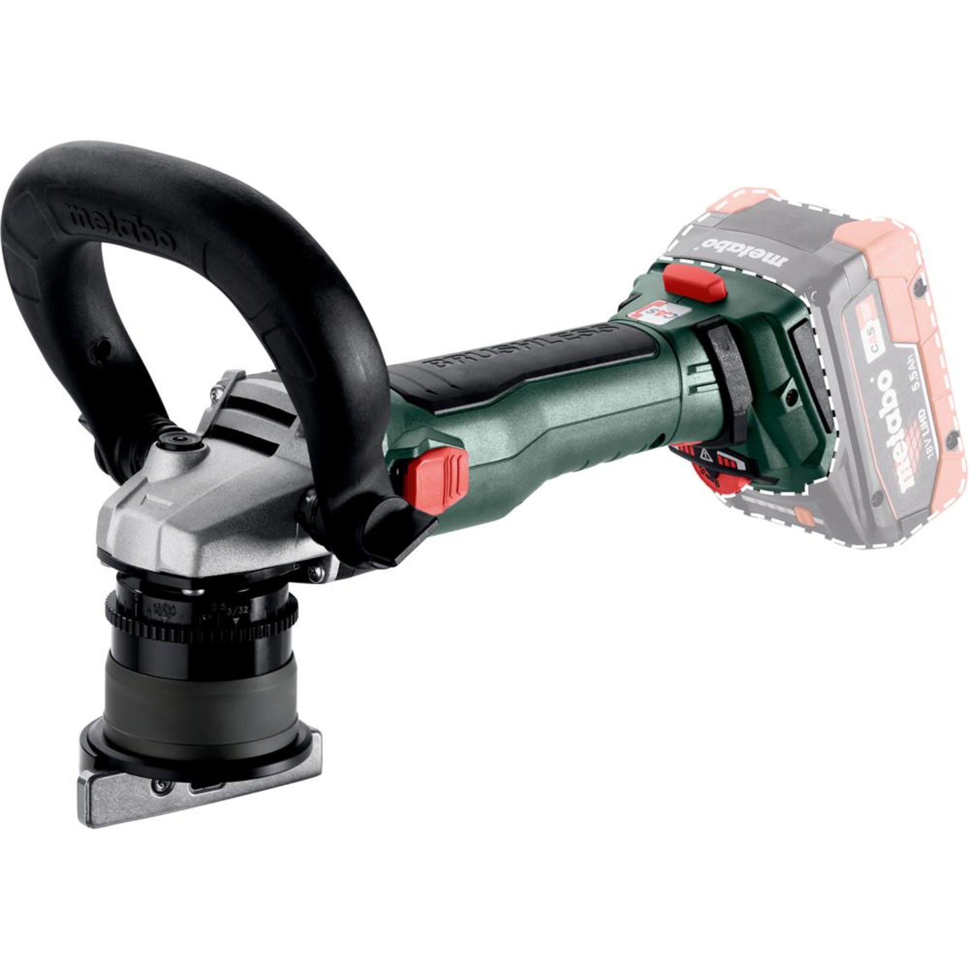 Akku-Kantenfräse solo KFMVB 18 LTX 4 RF Metabo ohne Akku ohne Ladegerät metaBOX