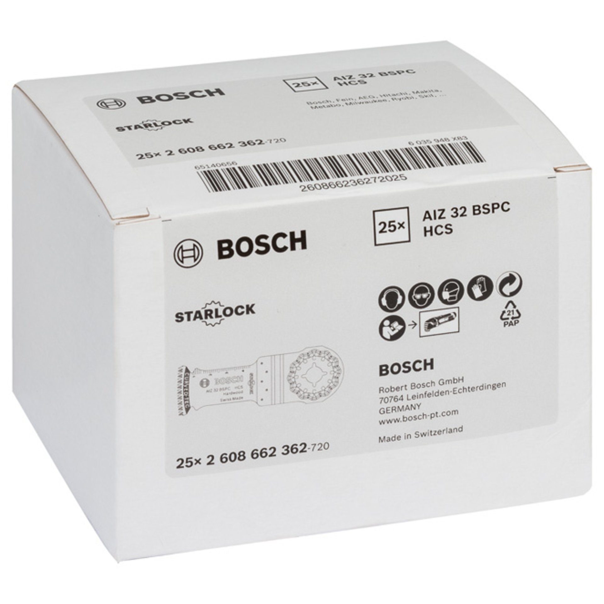 HCS Tauchsägeblatt AIZ 32 BSPC Hard Wood, 40 x 32 mm