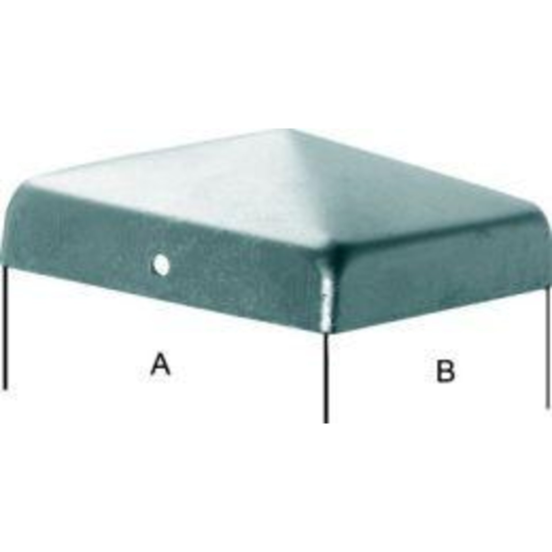 Pfostenabdeckung A2 100 zum nageln E-NORMpro