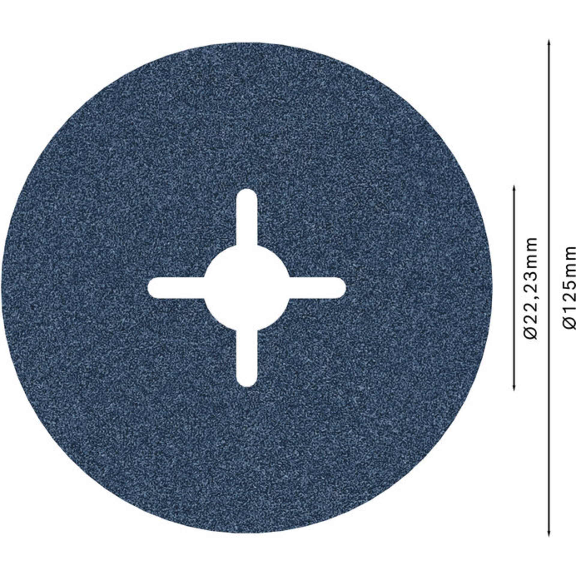 PRO R574 Fiberscheibe, 125 mm, G120