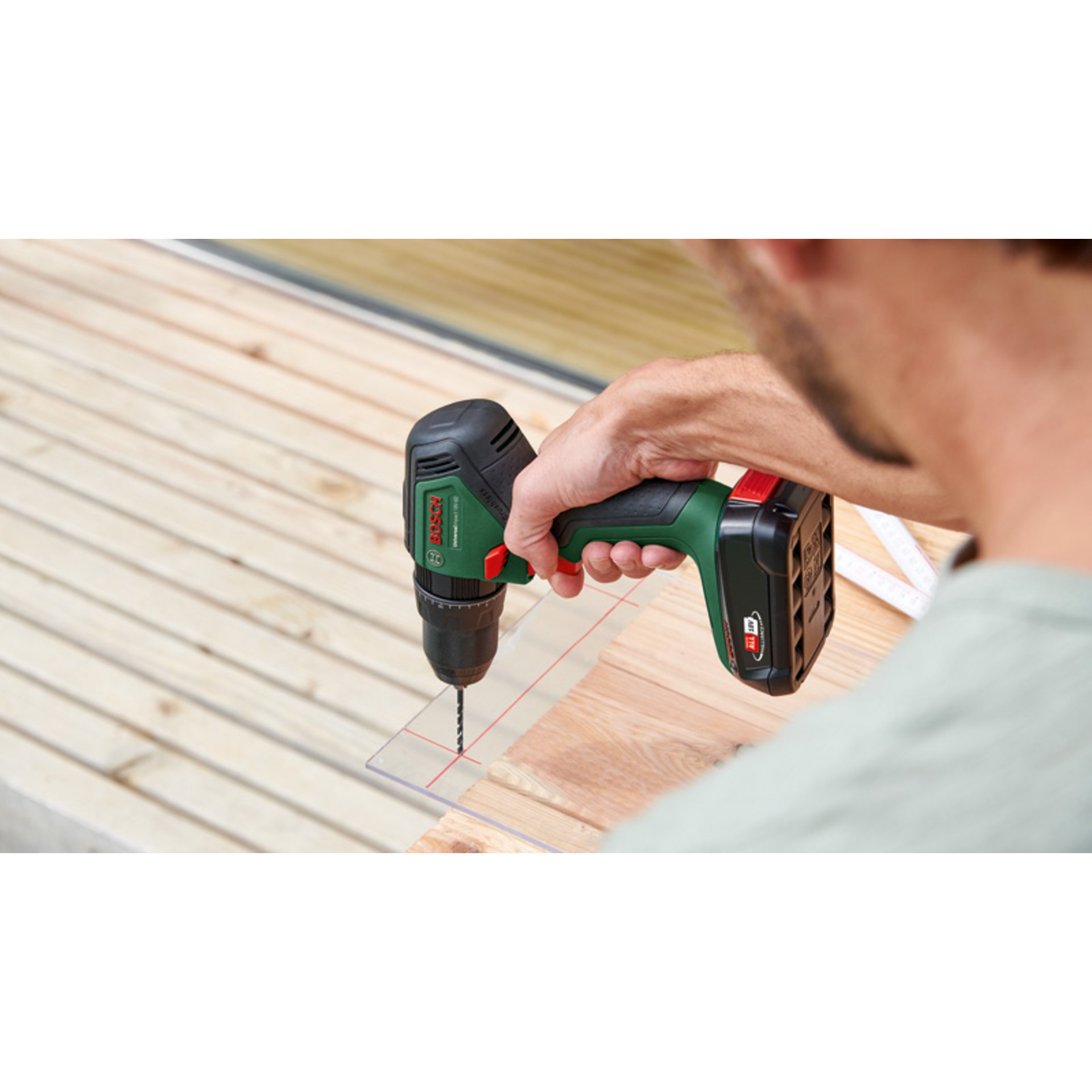 Akku-Bohrschrauber UniversalImpact 18V-60, 1 x Akku PBA 18V 2.0Ah, Tragekoffer