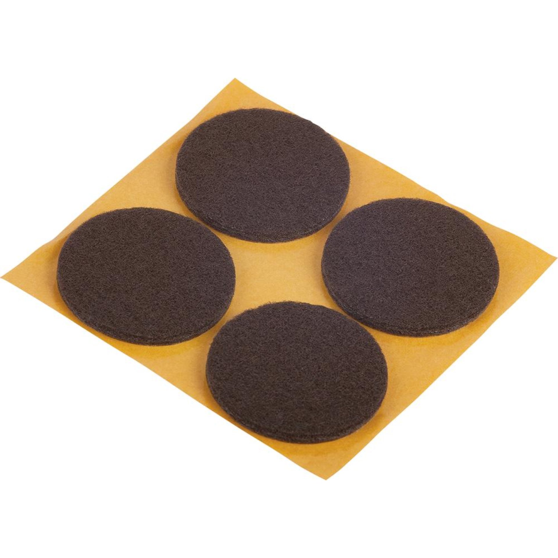 Filzgleiter Ø 35 mm, selbstklebend,braun Inhalt: 4