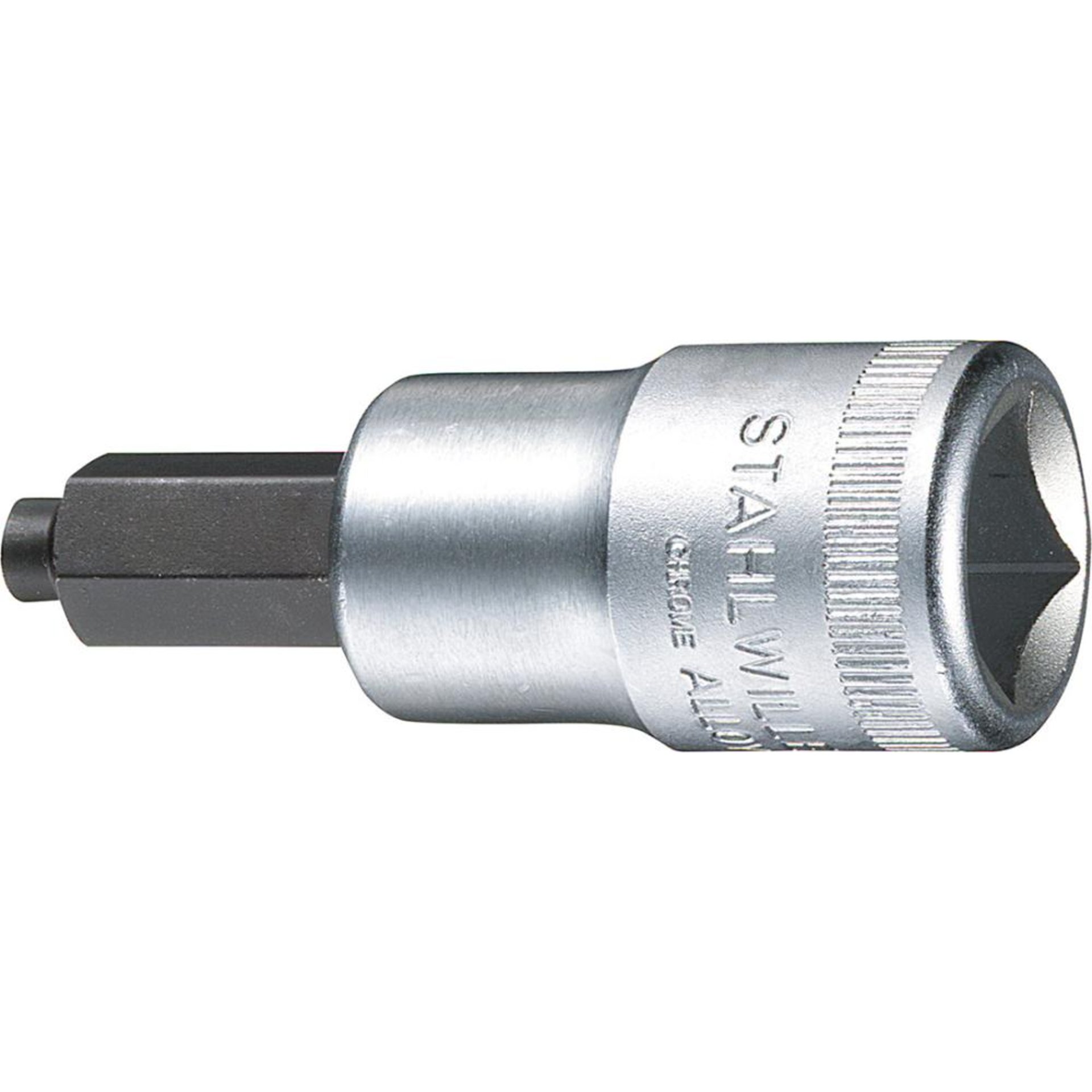 Schraubendrehereinsatz 1/2" Innensechskant mit Zapfen 8x60mm Stahlwille