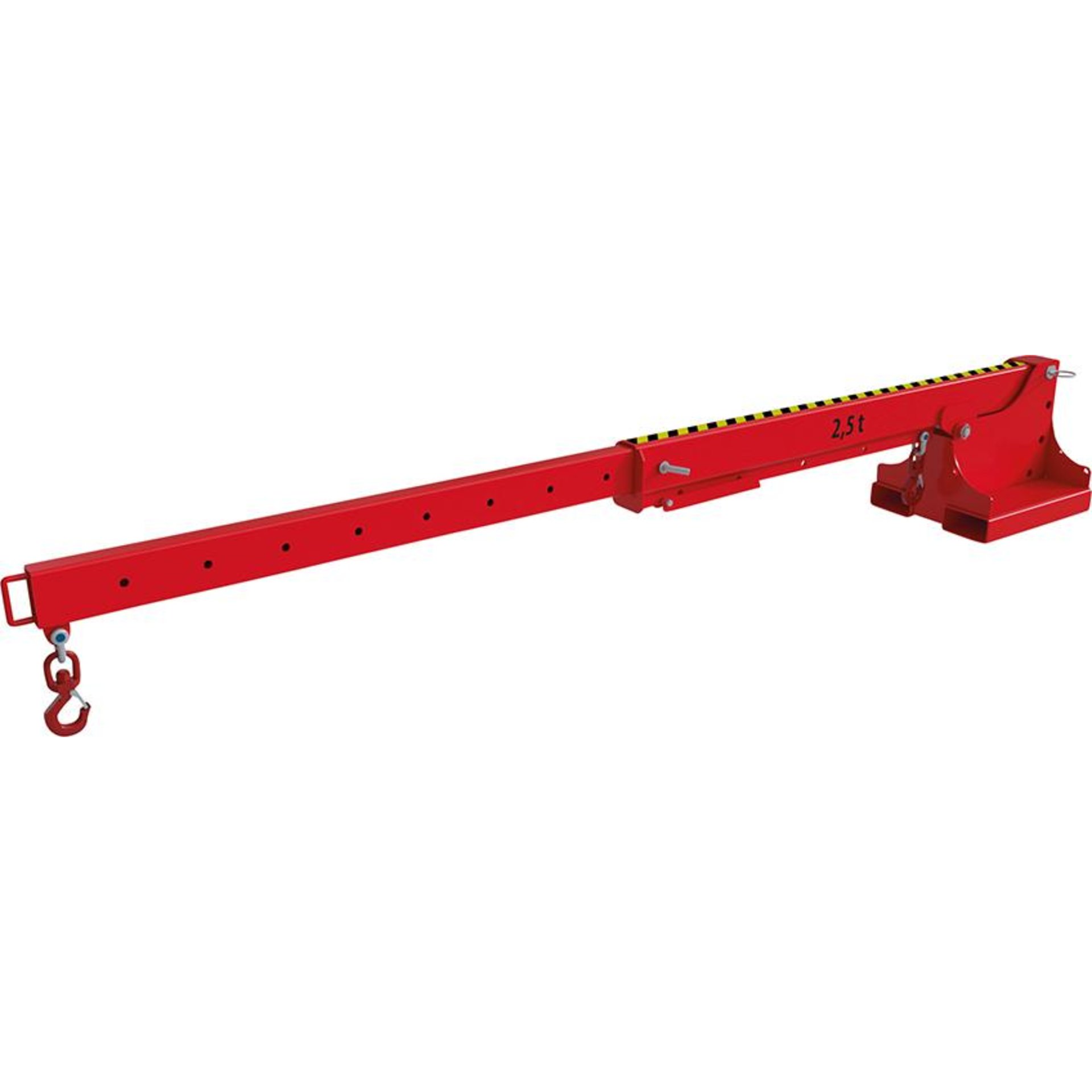 Teleskop-Lader KTH 2,5 lackiert, Feuerrot 2200x540x560mm