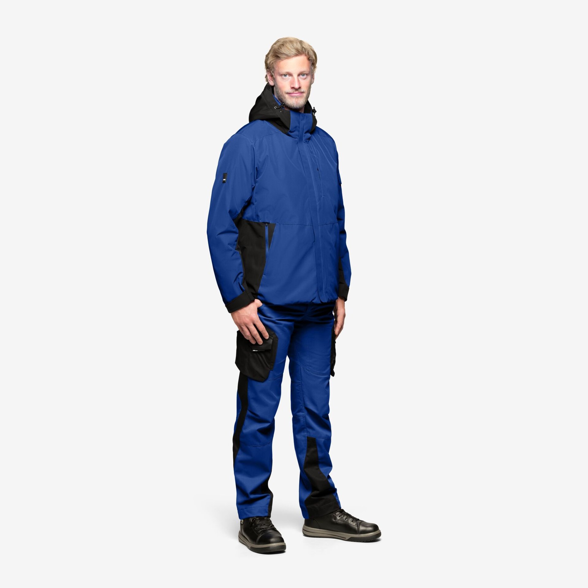 FABIAN Arbeitshose royalblau-schwarz 106