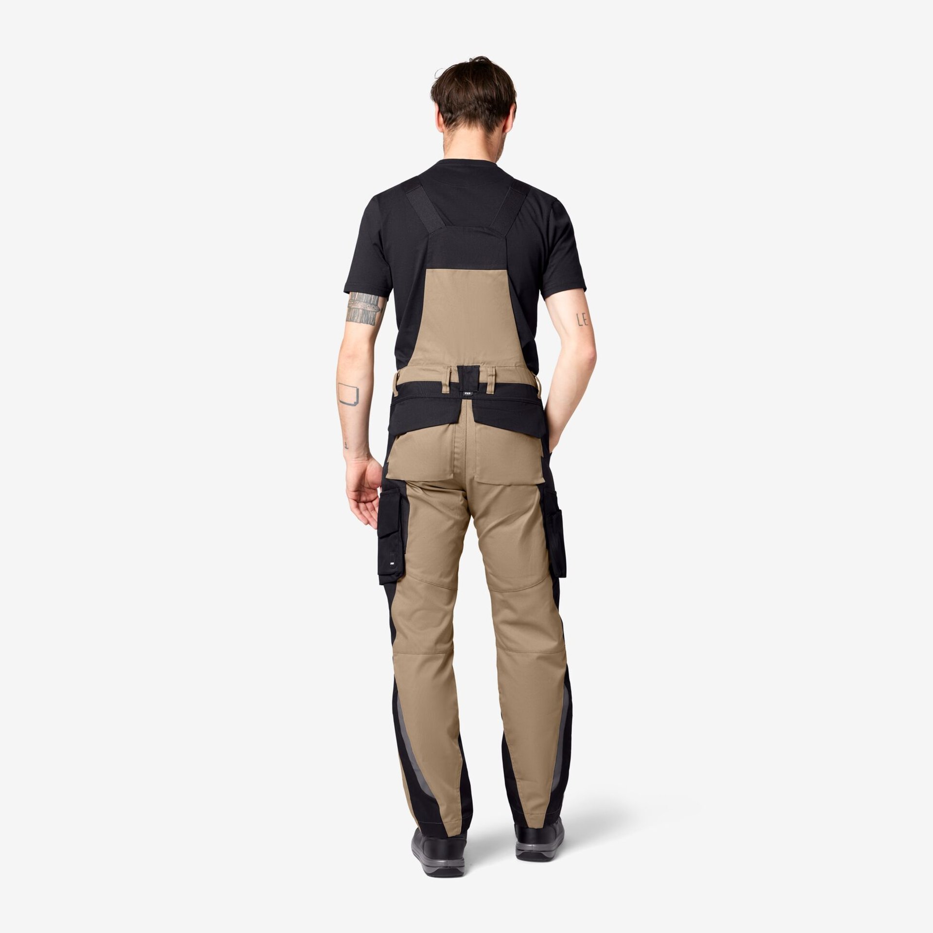PASCAL Latzhose beige-schwarz 88