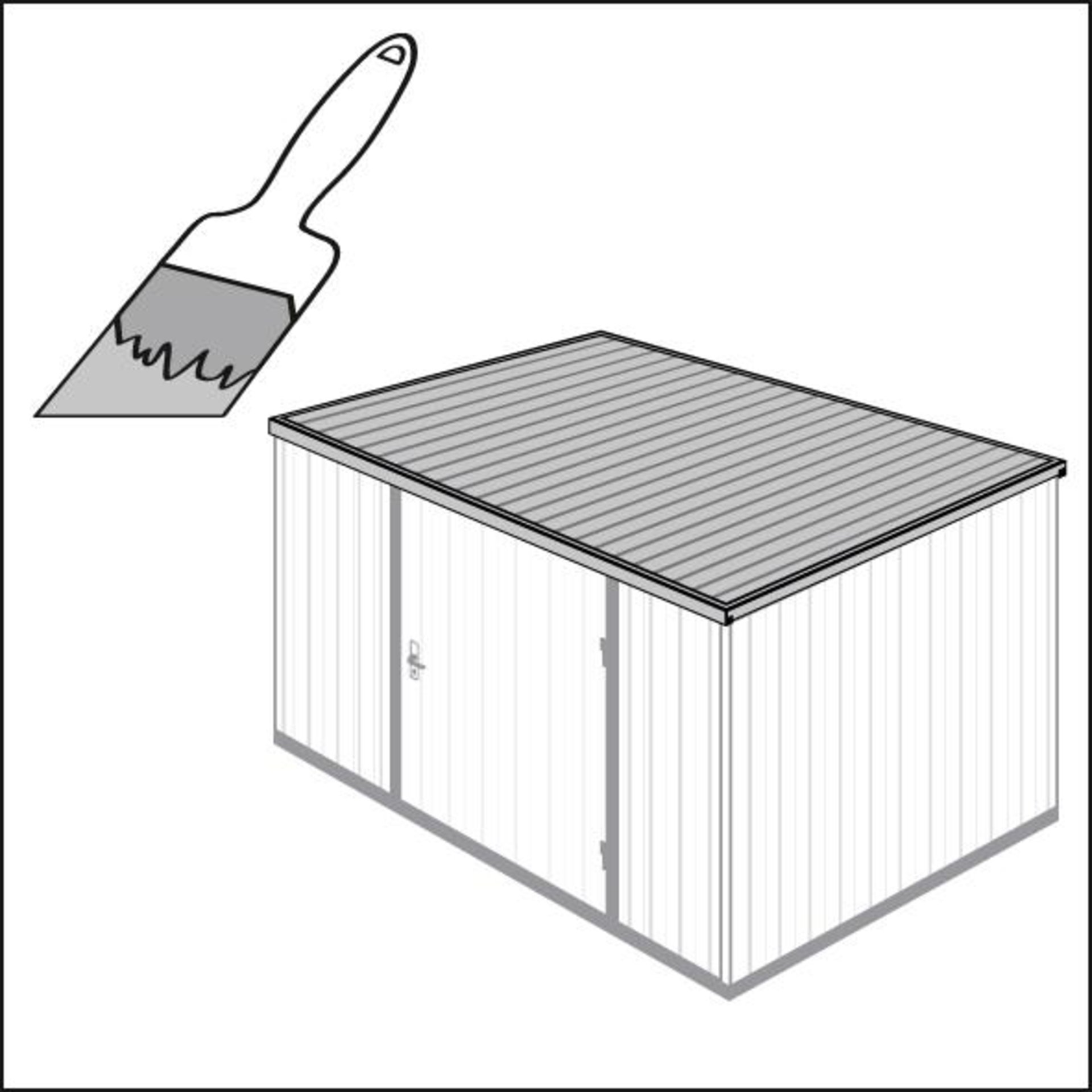 Dachlackierung für SAFE Tank