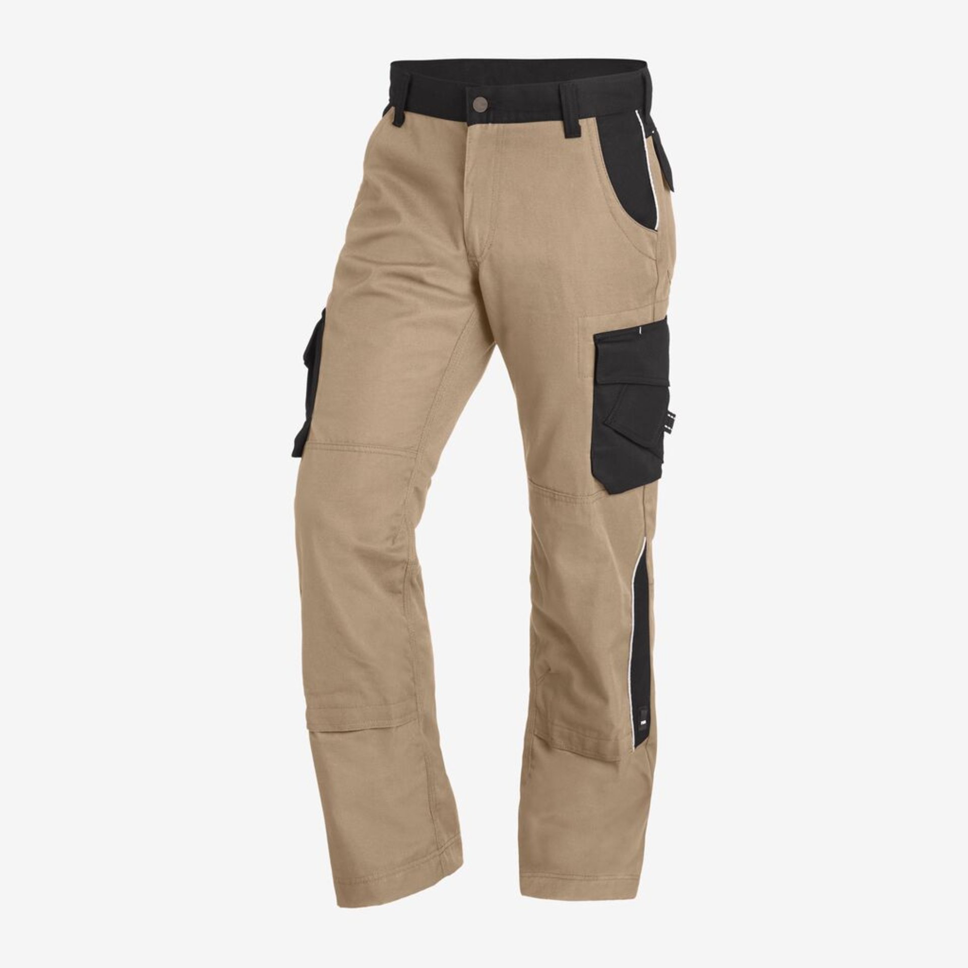 BRUNO Arbeitshose beige-schwarz 88