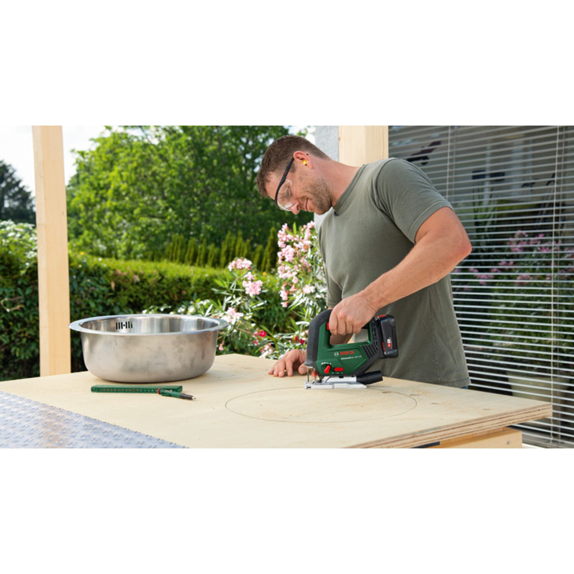 Akku-Stichsäge AdvancedSaw 18V-140, 1 x Akku PBA 18V 2.0Ah