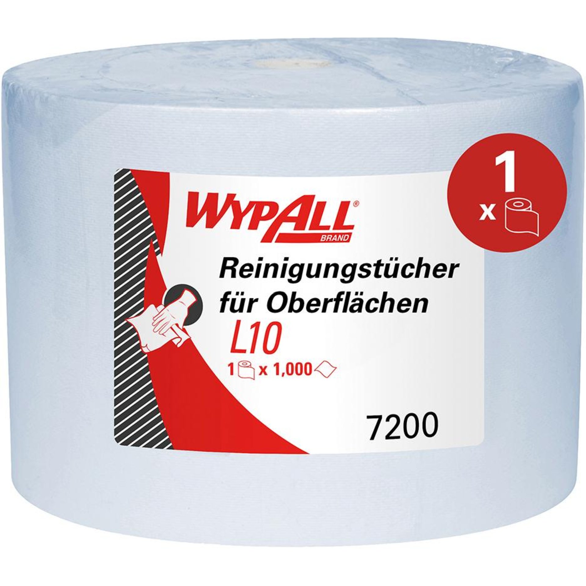 WYPALL L10 Wischtücher 23,5x38cm blau 1000 Blatt
