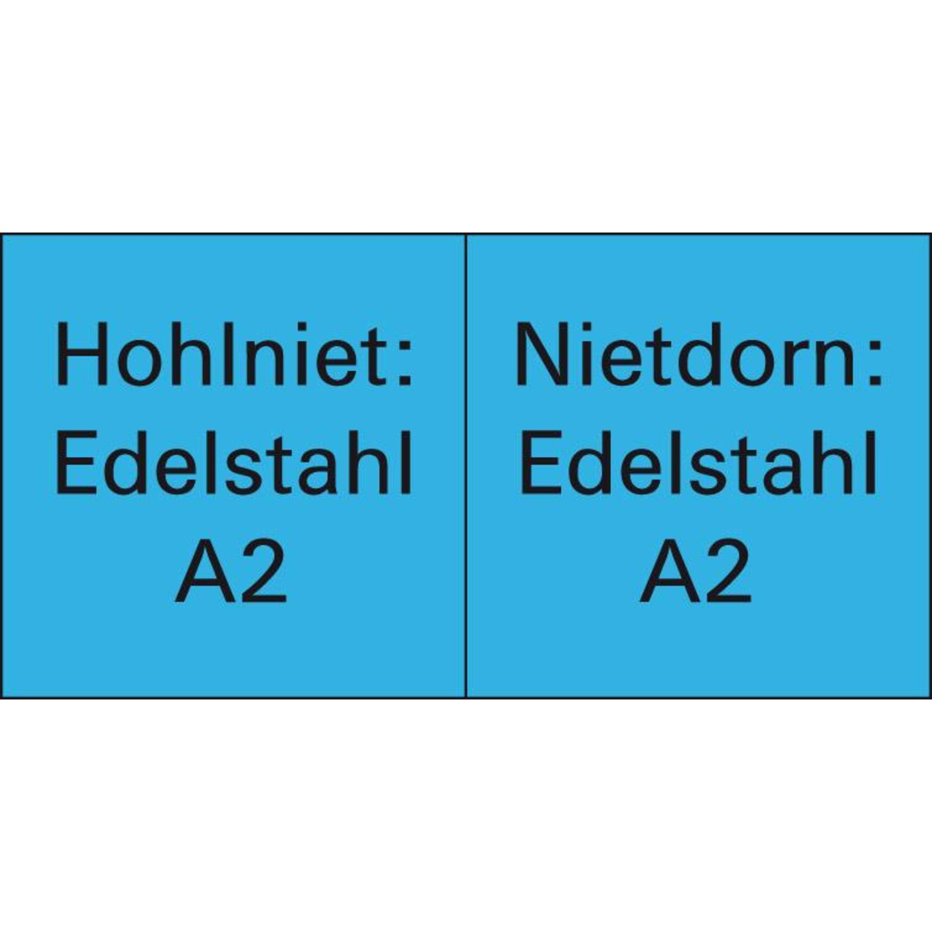 Blindniet Edelstahl A2/VAFlachrundkopf 3x6mm GESIPA