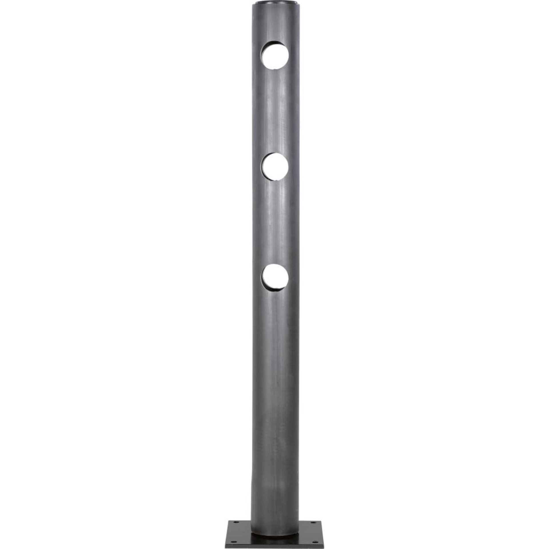 Mittelpfosten für Geländer Delta H1200xD110 mm schwarz