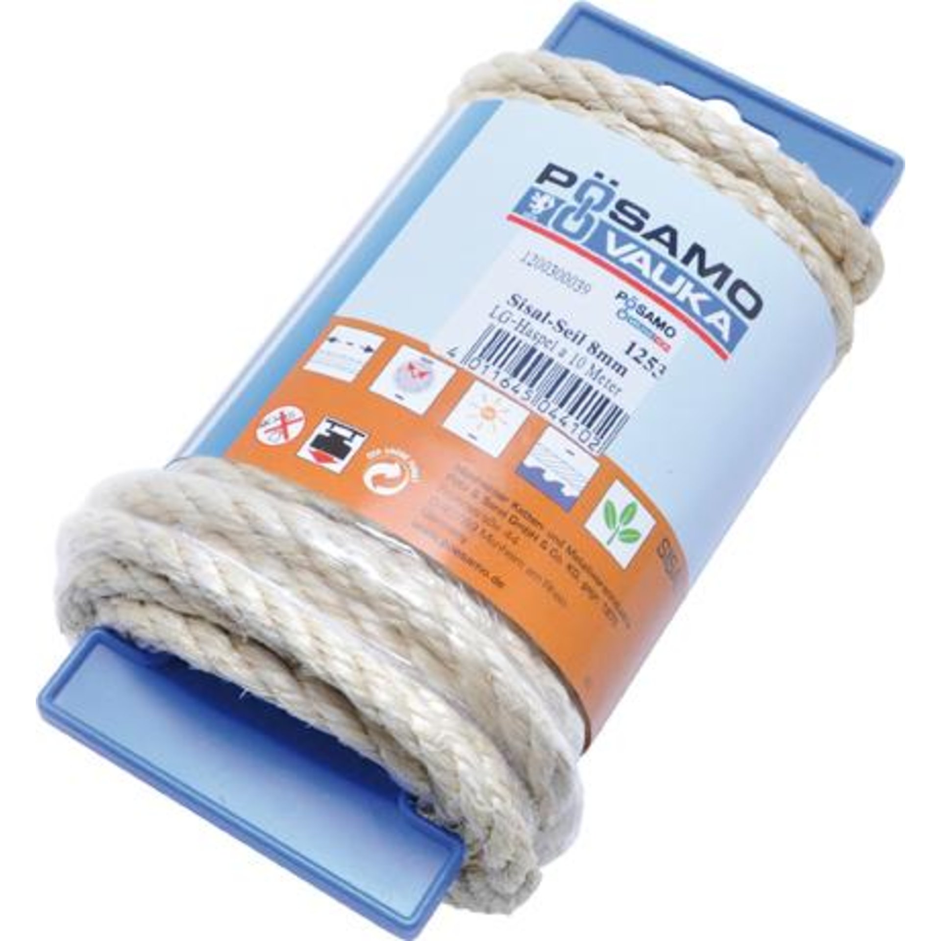 Sisal-Seil gedr. natur 6,0mmx20m auf Lg-Haspel PÖSAMO