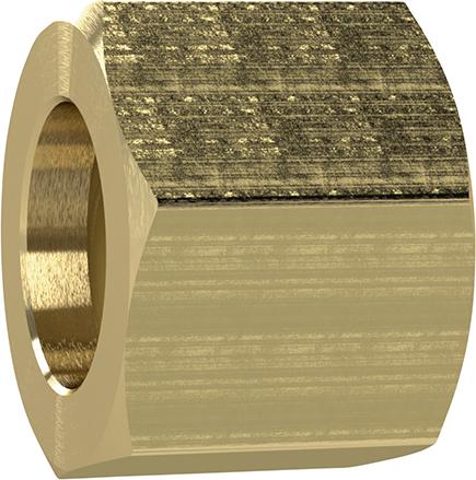 Riegler Überwurfmutter Messing 6-kant G1/2" für Tülle Schlauch-Innen-Ø 6/9mm Riegler Überwurfmutter Messing 6-kant G1/2" für Tülle Schlauch-Innen-Ø 6/9mm