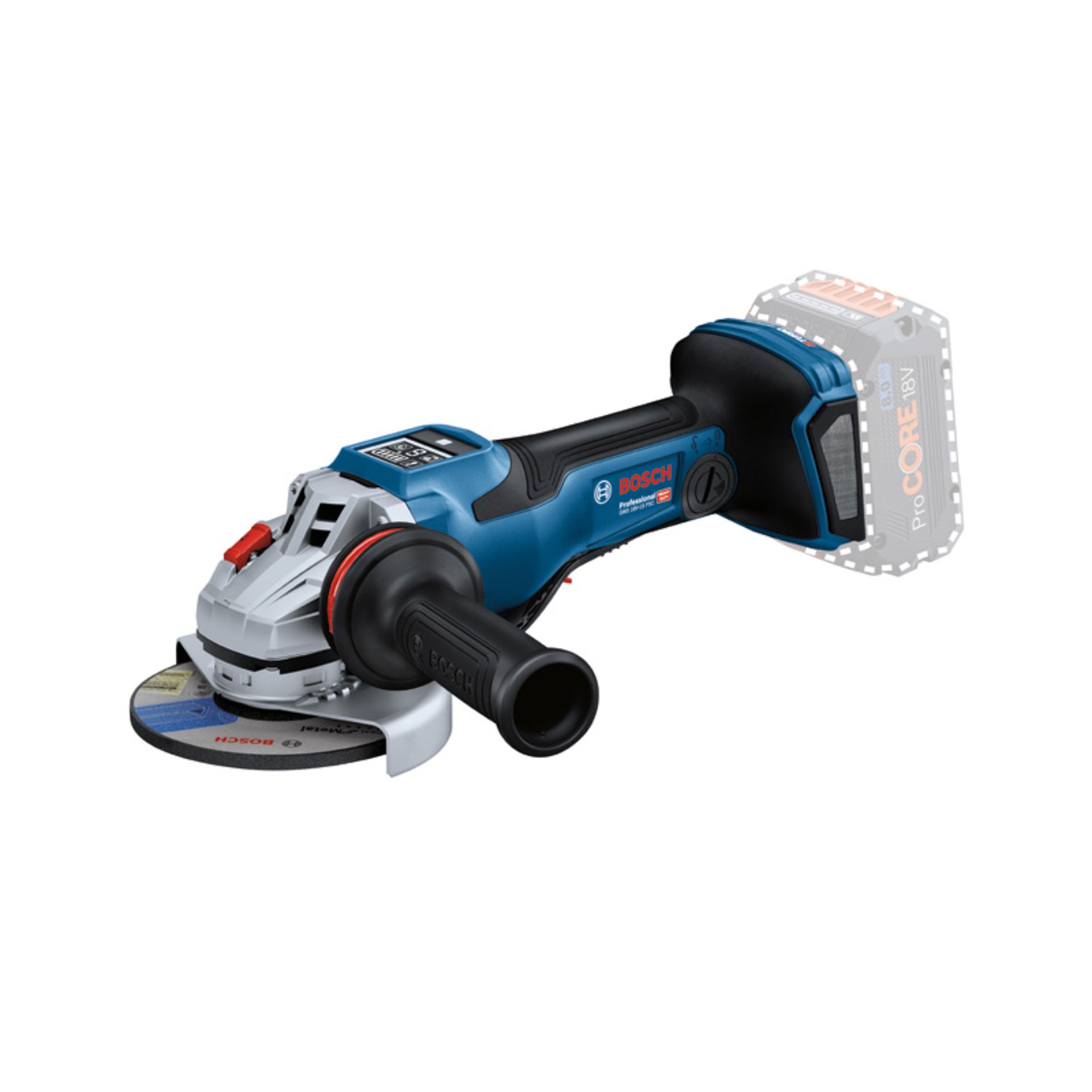 Akku-Winkelschleifer BITURBO GWS 18V-15 PSC