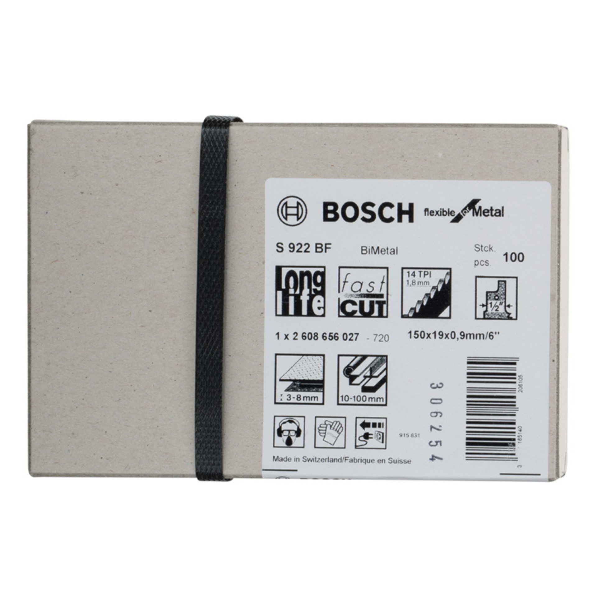 Säbelsägeblatt S 922 BF, Flexible for Metal, 100er-Pack