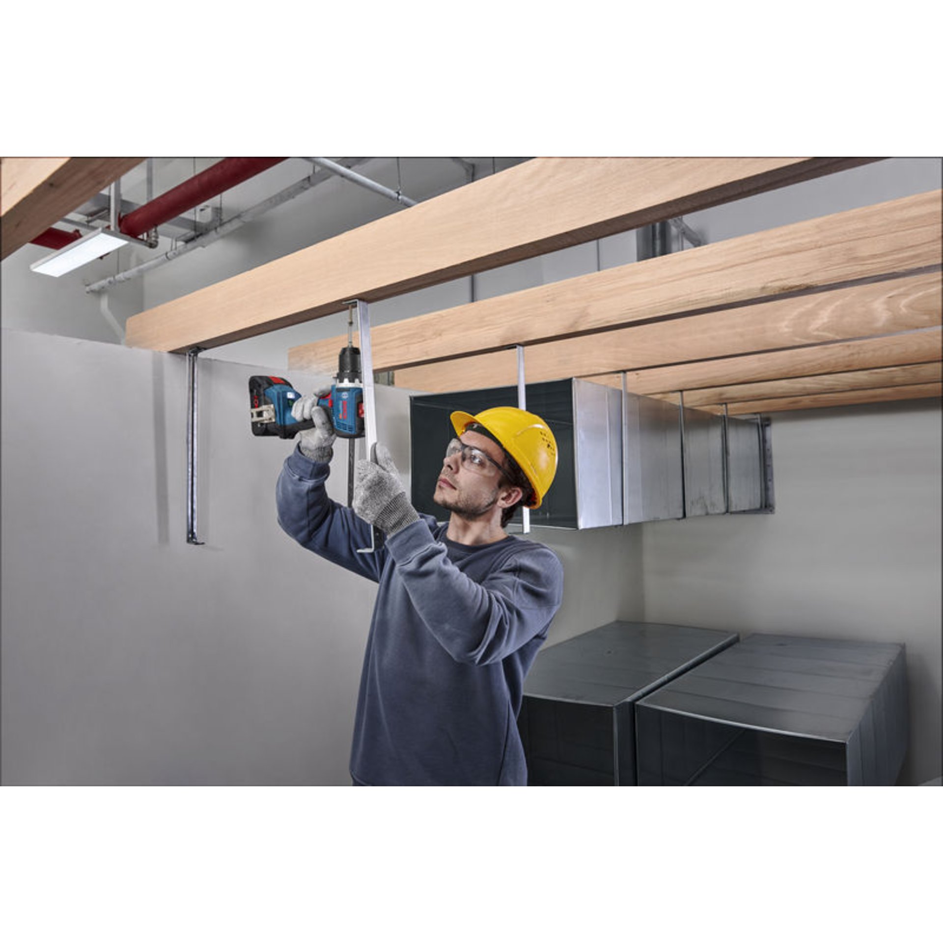 Combo Kit 18V-Set mit 3 Werkzeugen: GSR + GDX + GBH + 3x5.0Ah + GAL 12V/18V-80