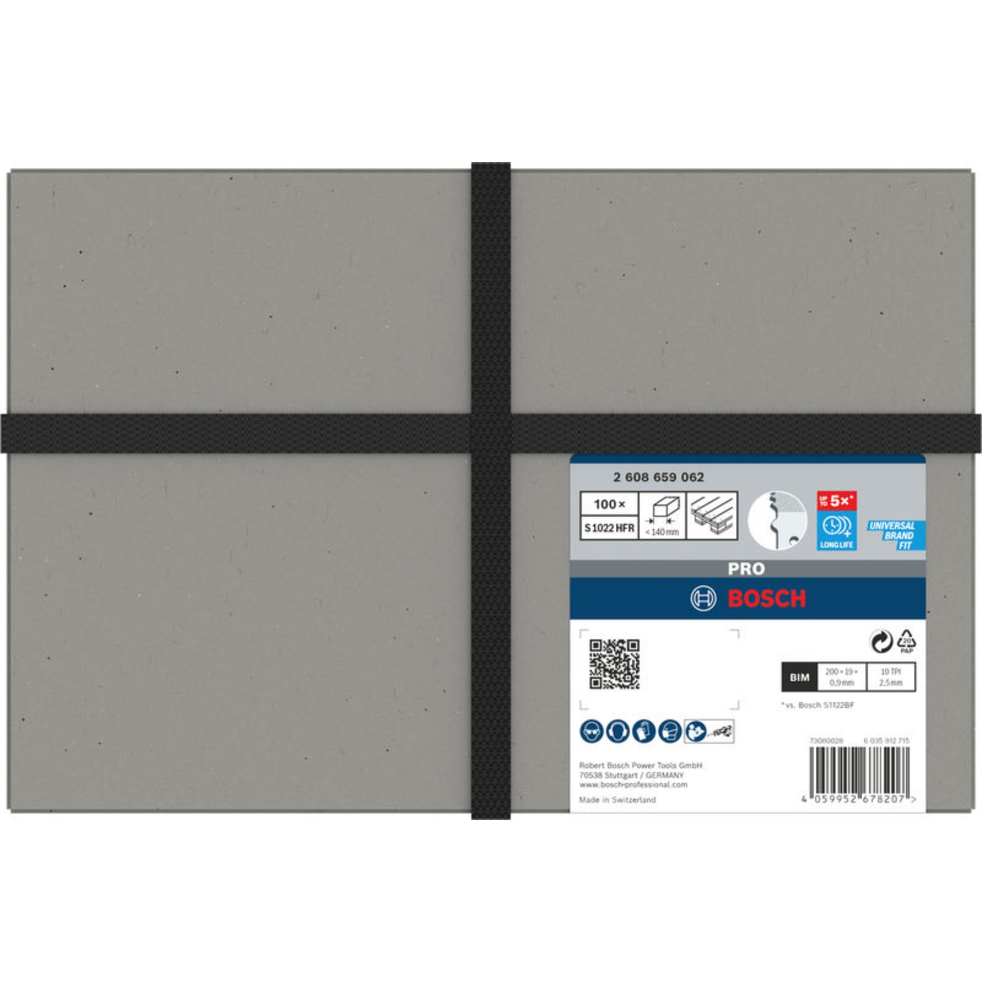 PRO Pallet Repair fast S1022HFR Säbelsägeblatt, 0,9 x 19 x 200 mm, 100-tlg.