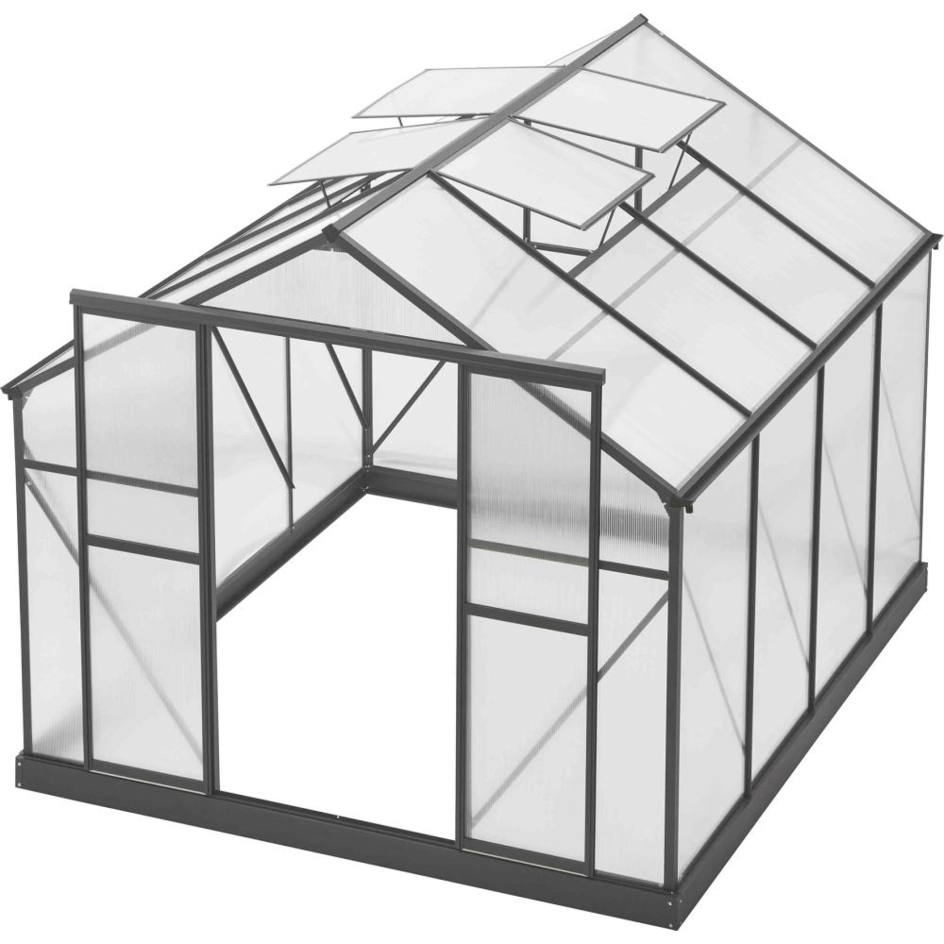 Gewächshaus Premium 7 m² 294x244x227cm (BxTxH)