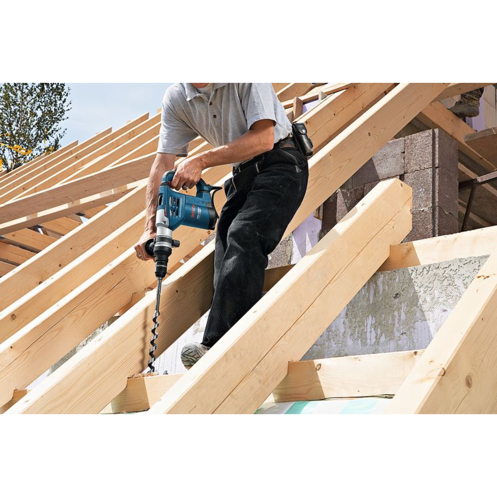 Bohrhammer mit SDS plus GBH 4-32 DFR im Handwerkerkoffer
