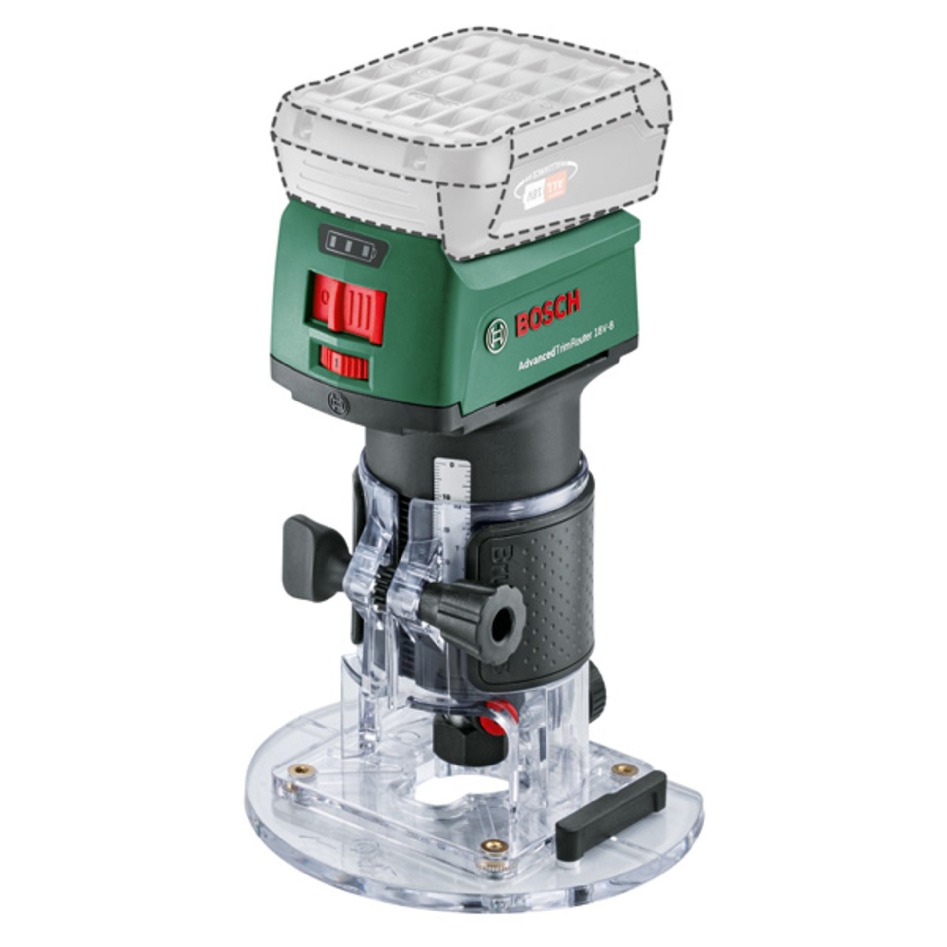 Akku-Fräse AdvancedTrimRouter 18V-8