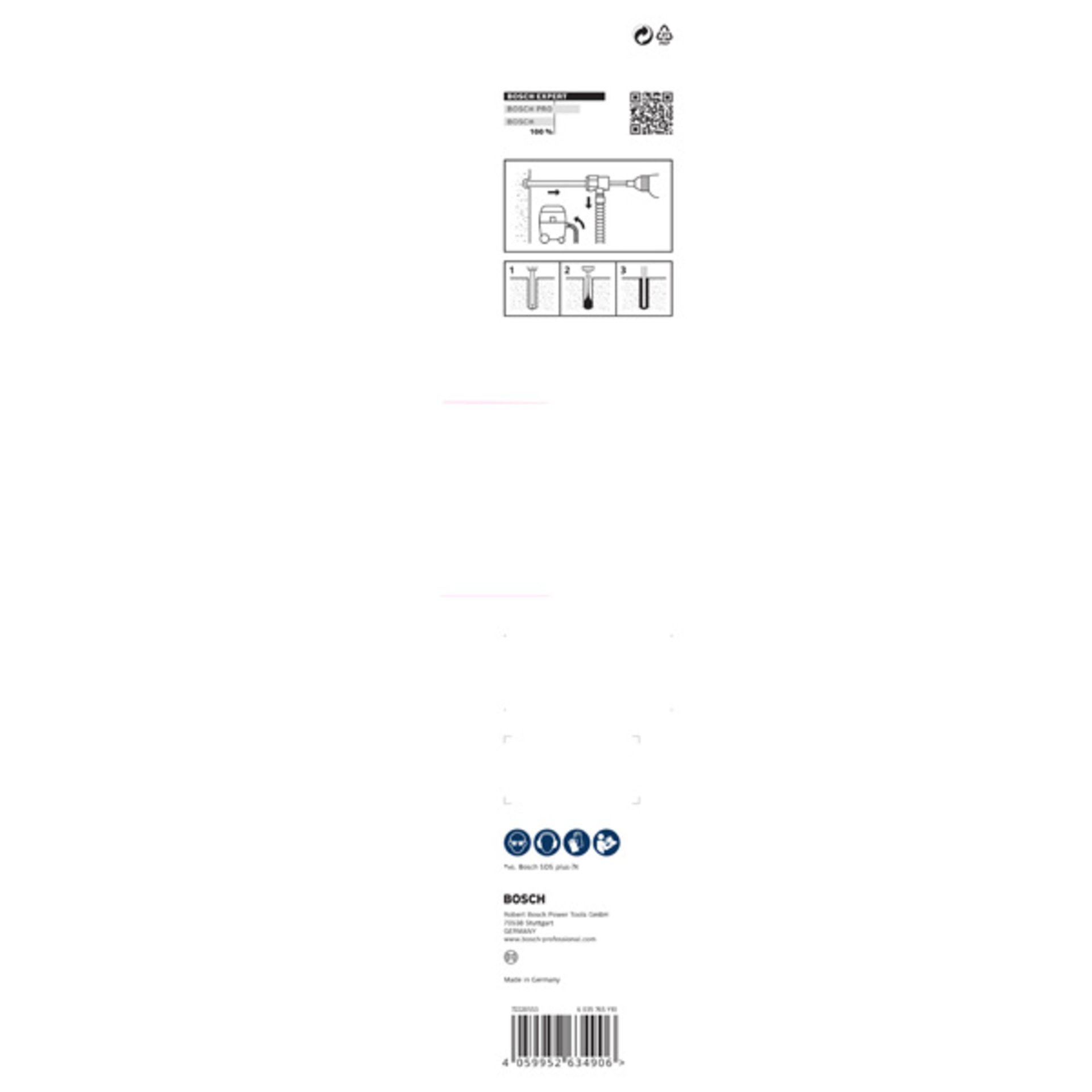 EXPERT SDS Clean plus-8X Hammerbohrer-Set 20 x 400 x 550