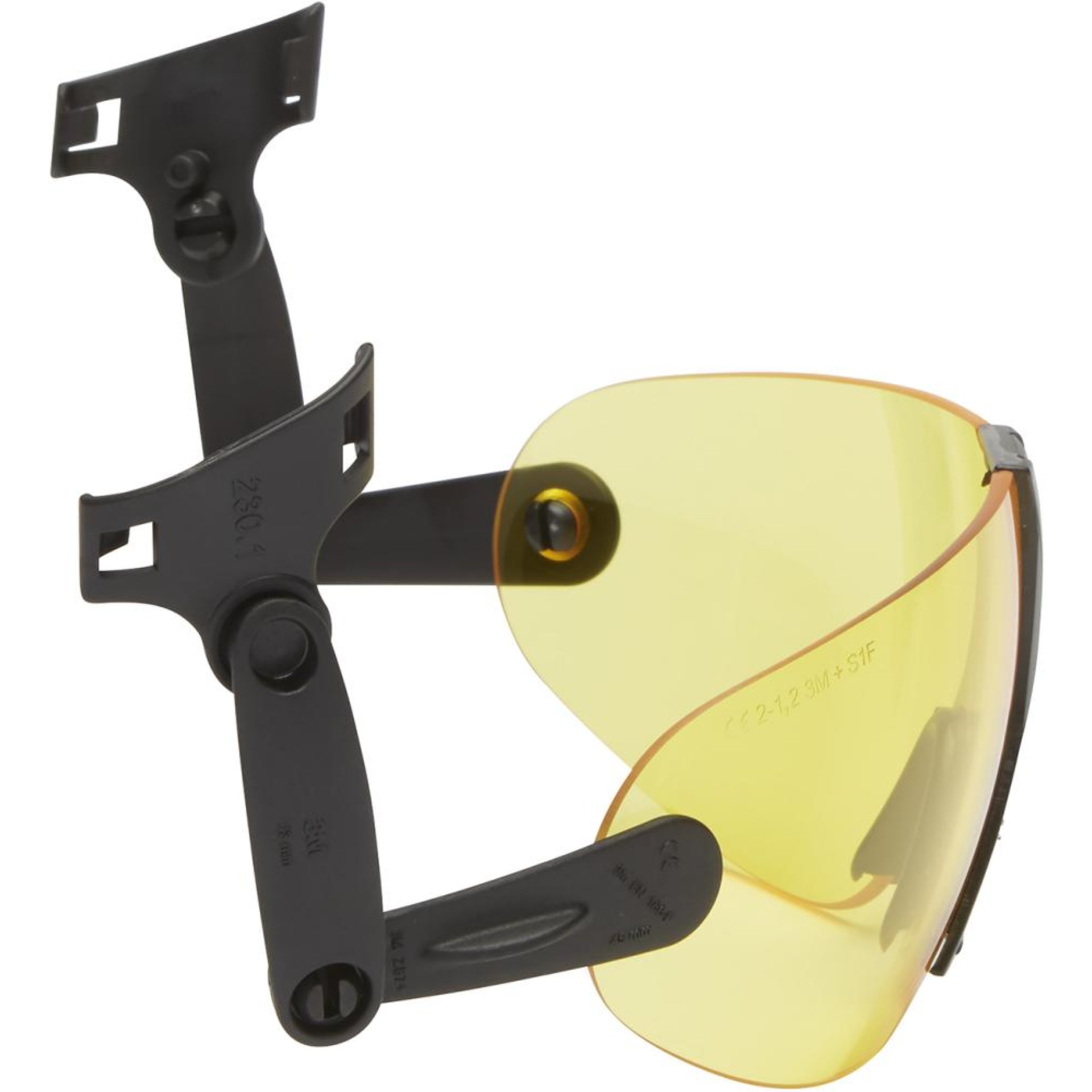 Integr. Schutzbrille V9A gelb getönt