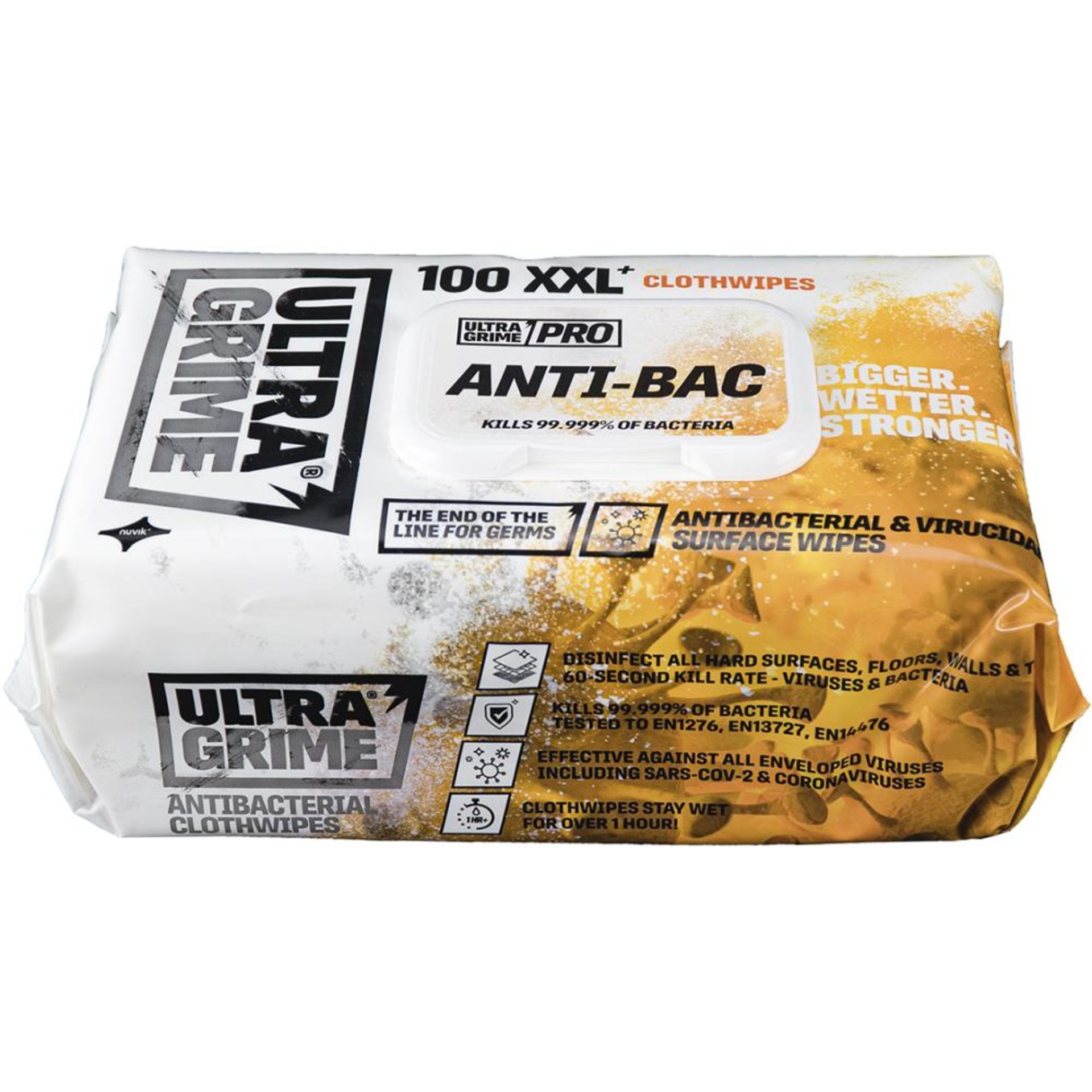 Antibakt.Desinfektions- tuch,100 Tücher / Pack Profigroßpackung