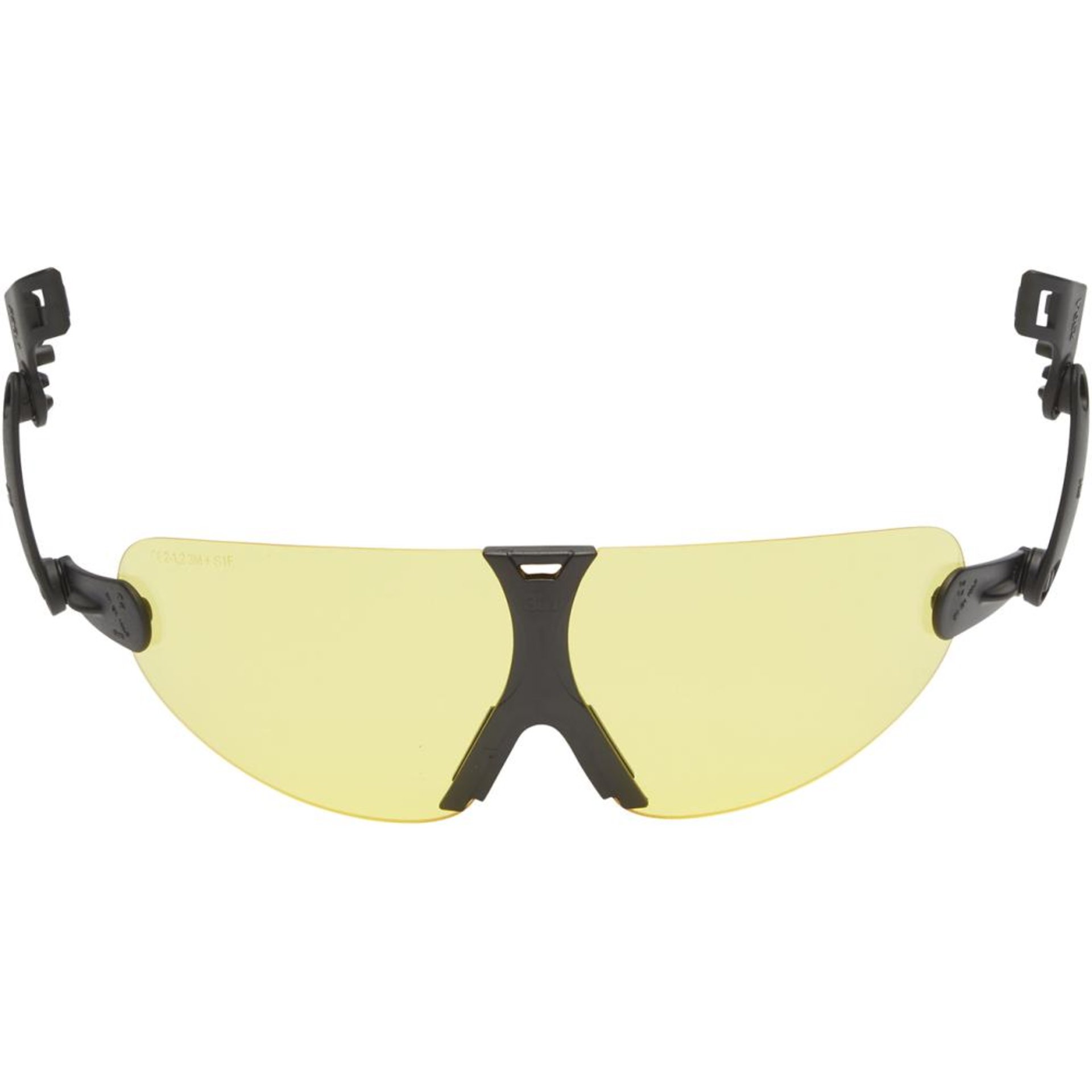 Integr. Schutzbrille V9A gelb getönt