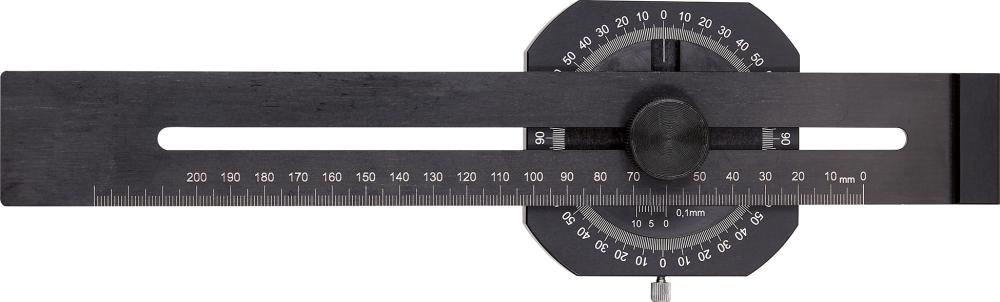 Fortis Präzisions-Streichmass mit Gradmesser 250mm Fortis Präzisions-Streichmass mit Gradmesser 250mm