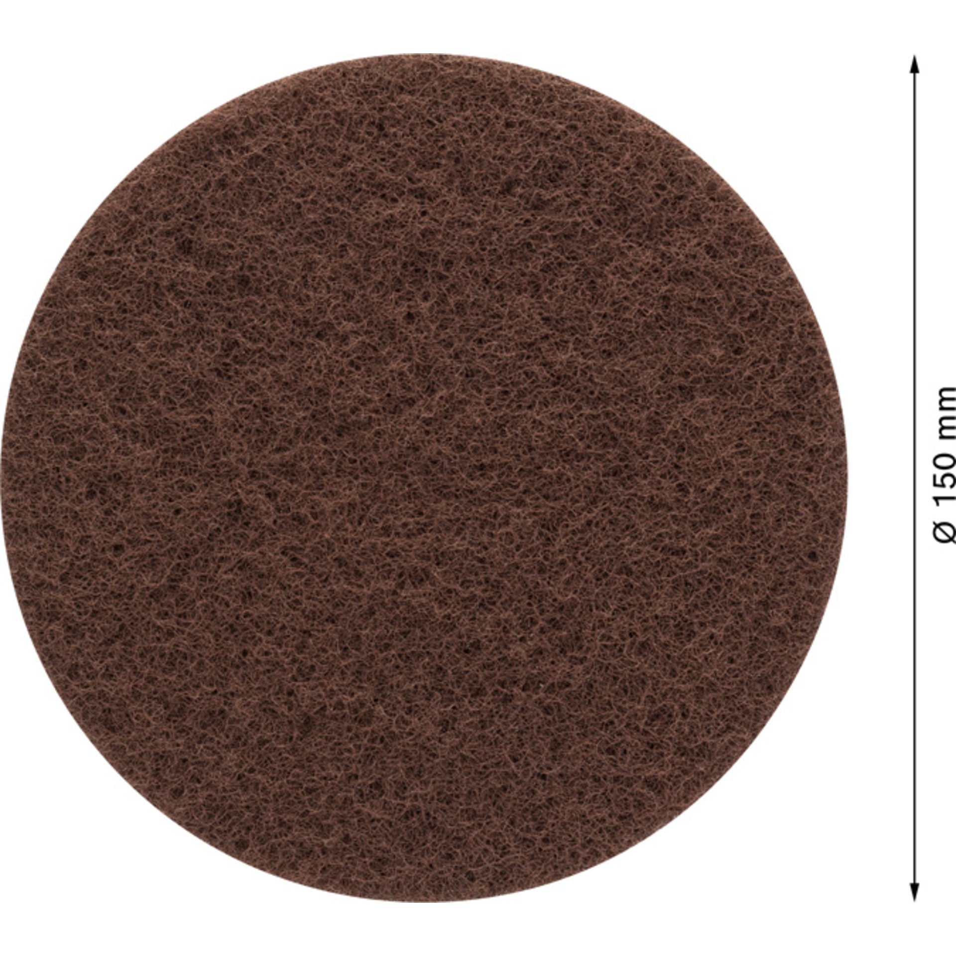 EXPERT N880 Vliesscheibe für Exzenterschleifer, 150 mm, mittel, 5-tlg.