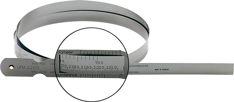 Format Umfangbandmaß 2190-3460mm