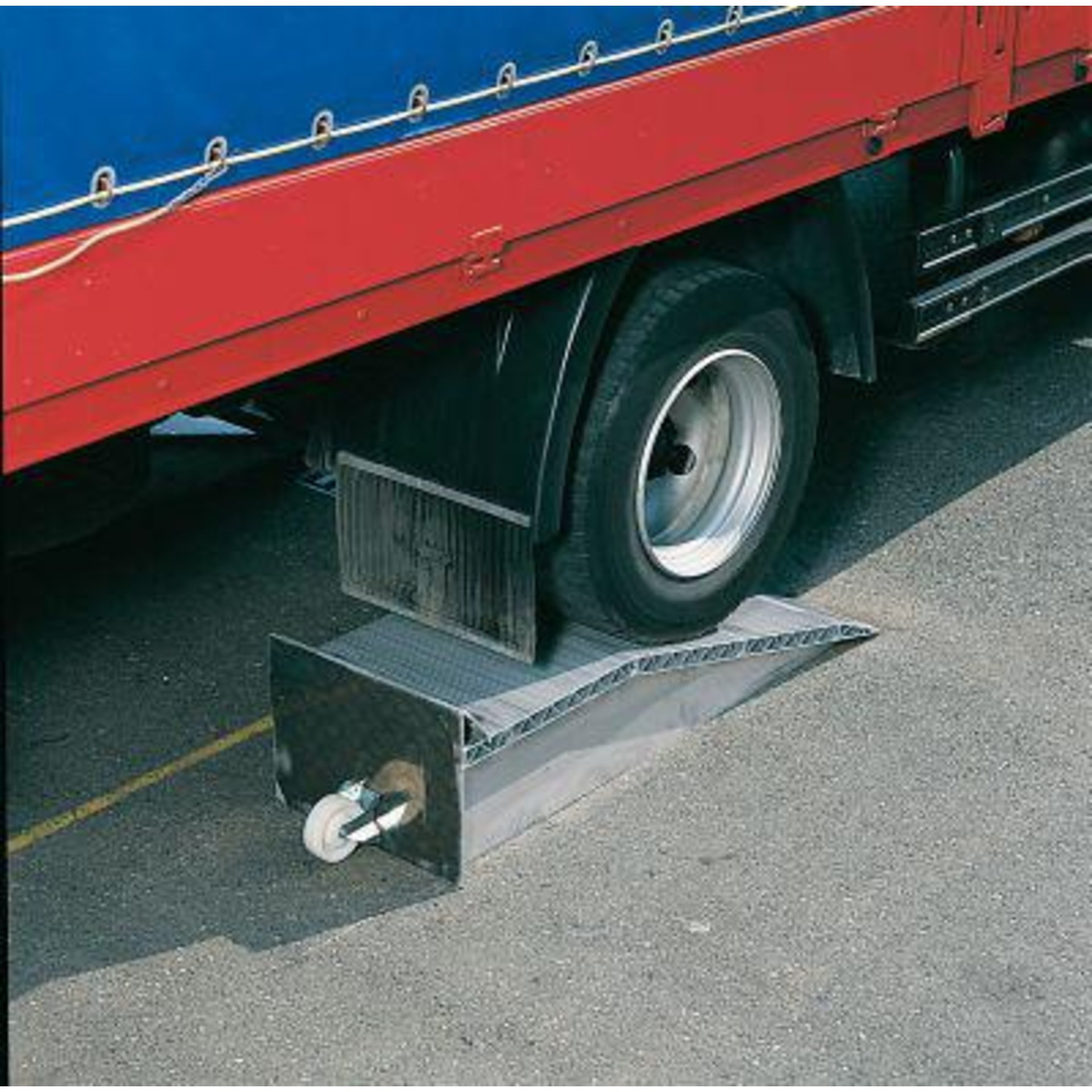 Aluminium-Auffahrkeil