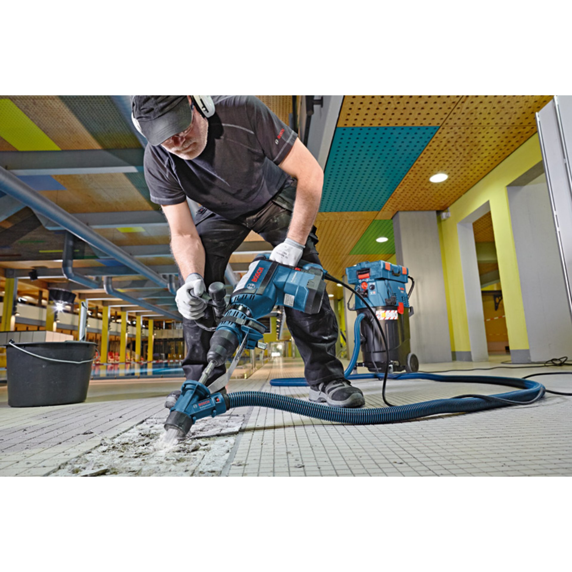 Staubabsaugung für SDS max GDE max