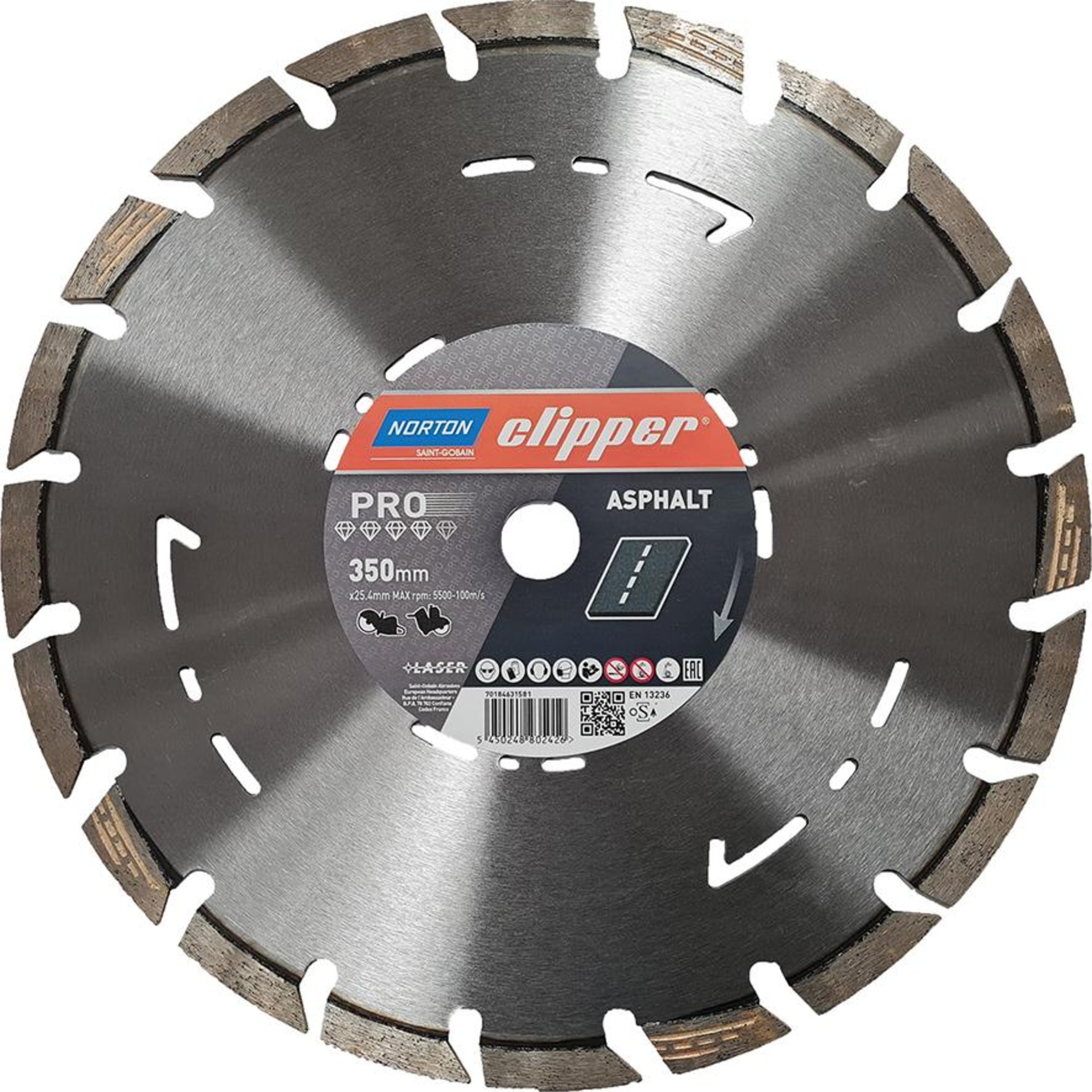 Diamantscheibe Pro Asphalt II Ø400x25,4mm