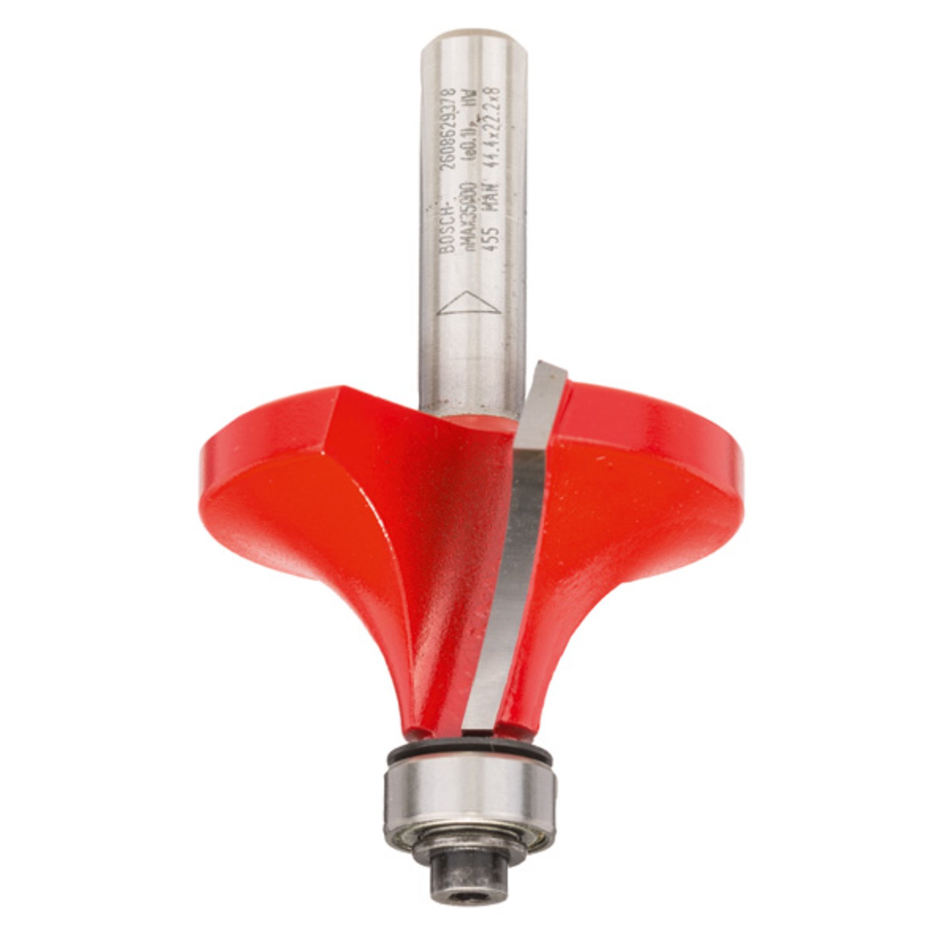 Abrundfräser Expert for Wood, 8 mm, D 44,4 mm, R1 15,9 mm, L 22,2 mm, G 64 mm