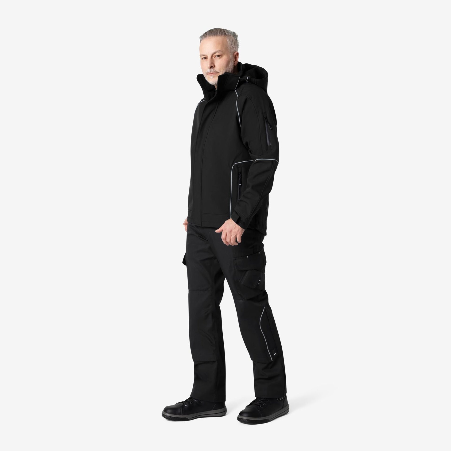 WALTER Softshell-Jacke schwarz S