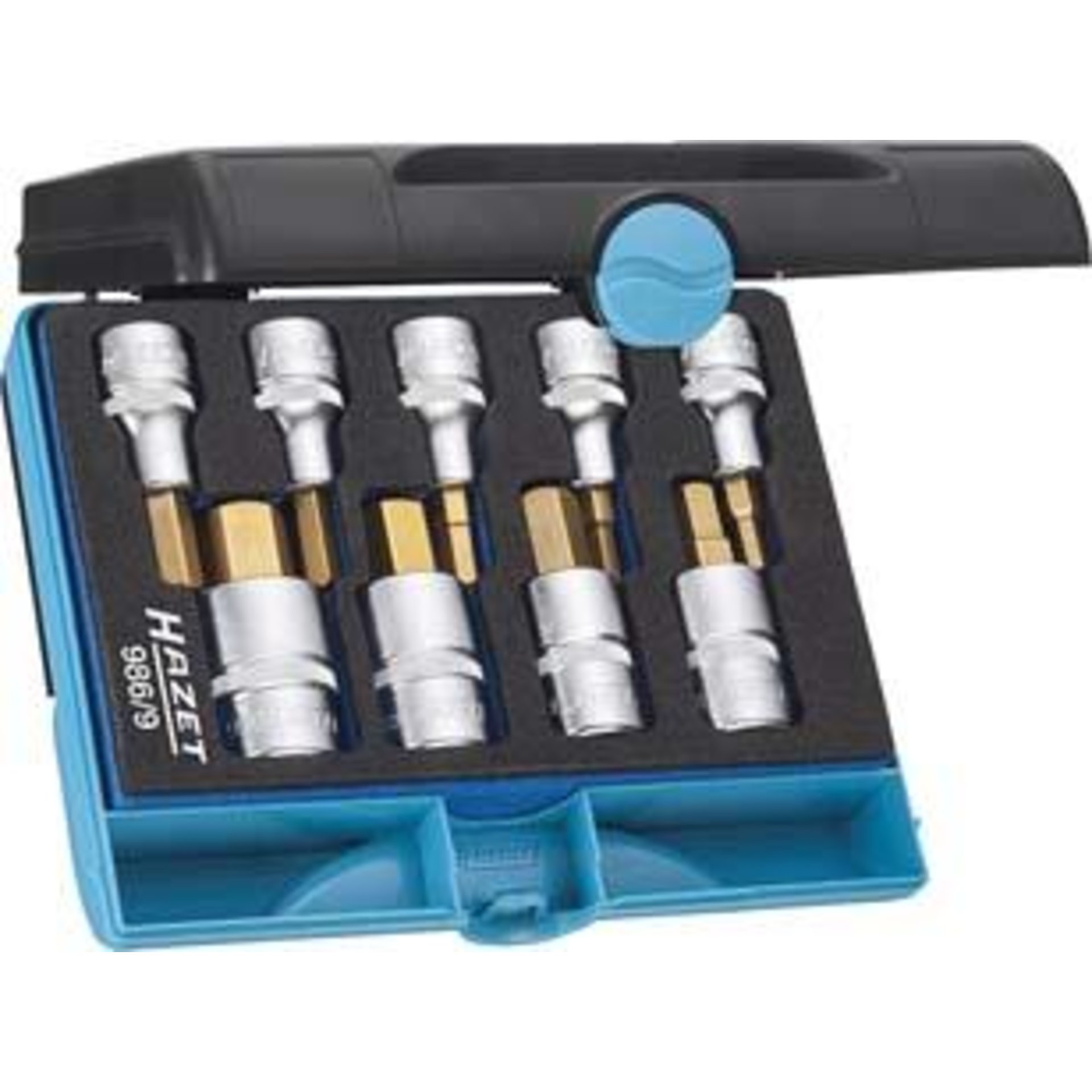 Schraubendrehereinsatz- Satz 1/2" Innensechskant 5-19mm 9-teilig Hazet