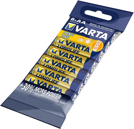 Varta Batterie LONGLIFE AA, 8-er Folie