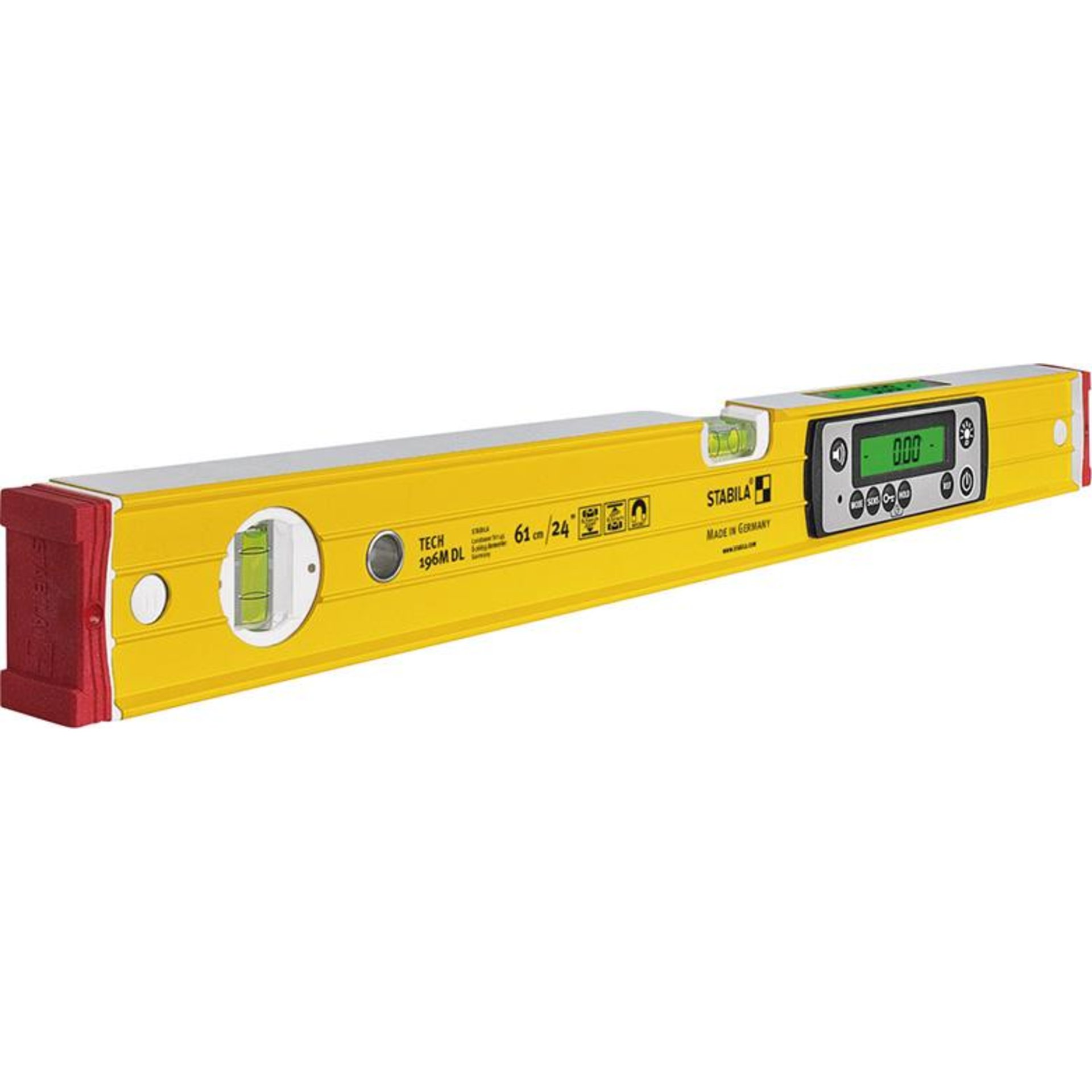 Elektronik-Wasserwaage TECH 196M DL 61cm IP 67 mit Magnet Stabila