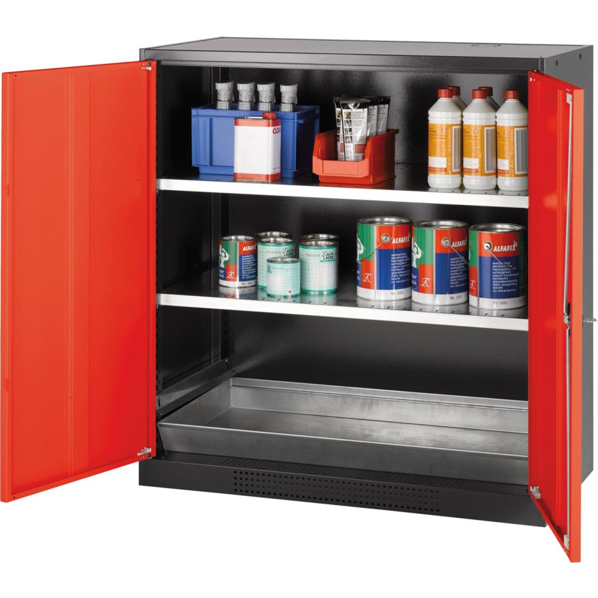 Chemikalienschrank mit Bodenwanne