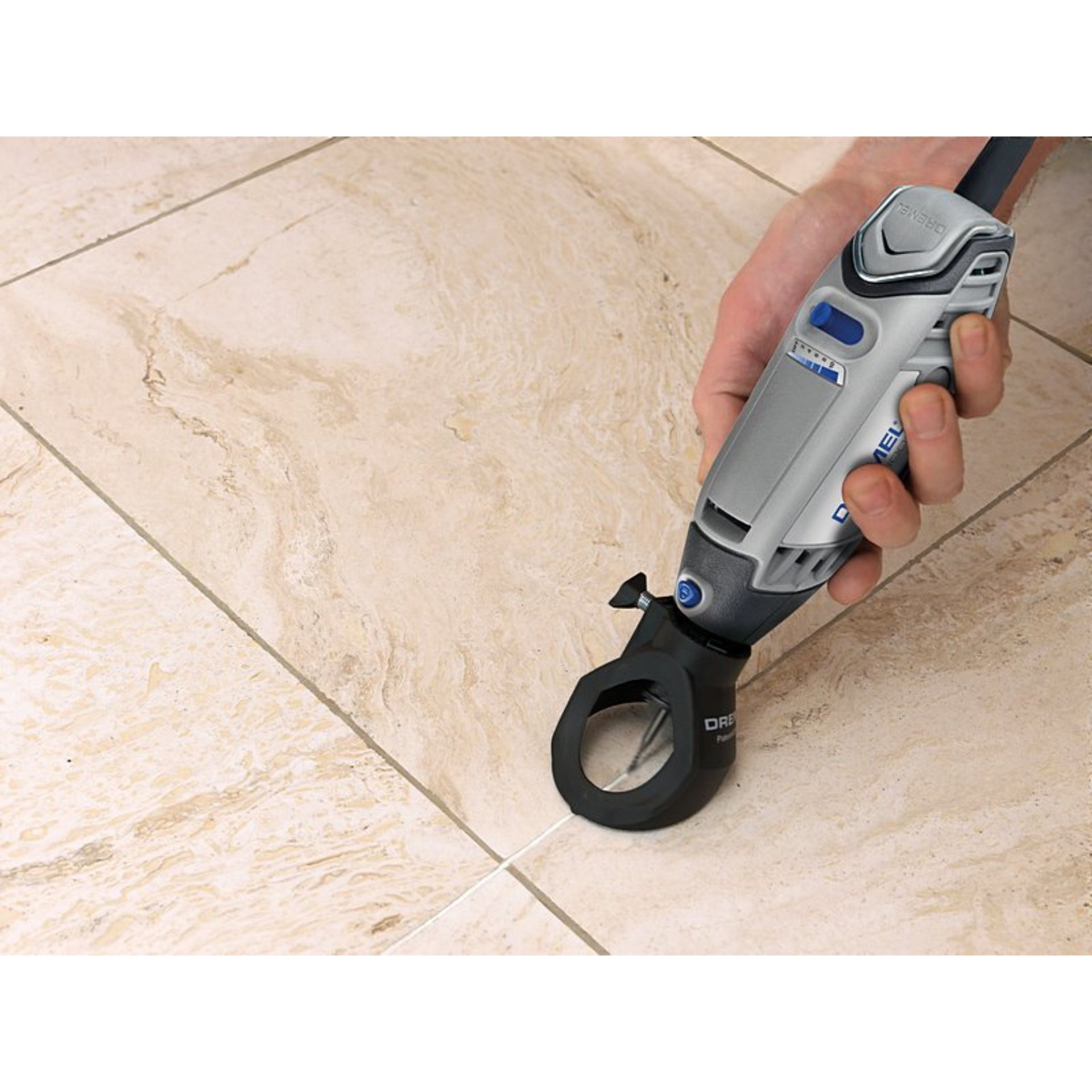 DREMEL® Vorsatzgerät zum Entfernen von Fugenmörtel bei Wand- und Bodenfliesen